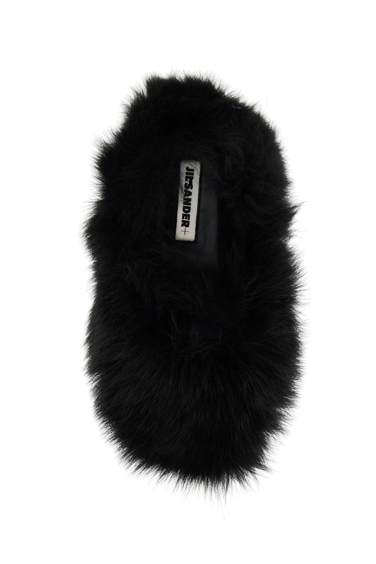 Shop Jil Sander Fur-lined Slip-on In Black (black)