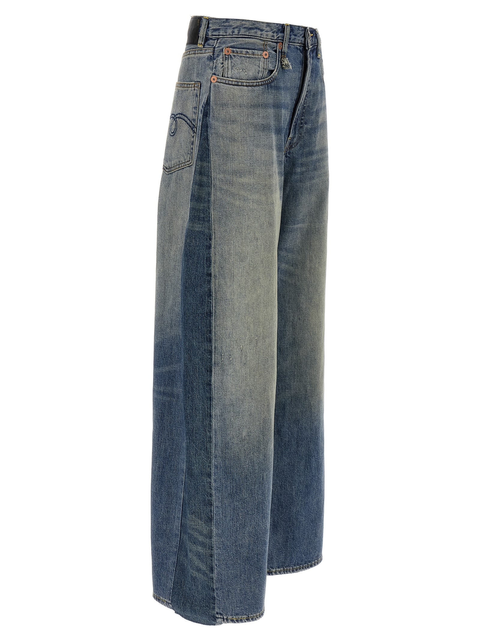 R13 Insert Darcy Jeans In Blue