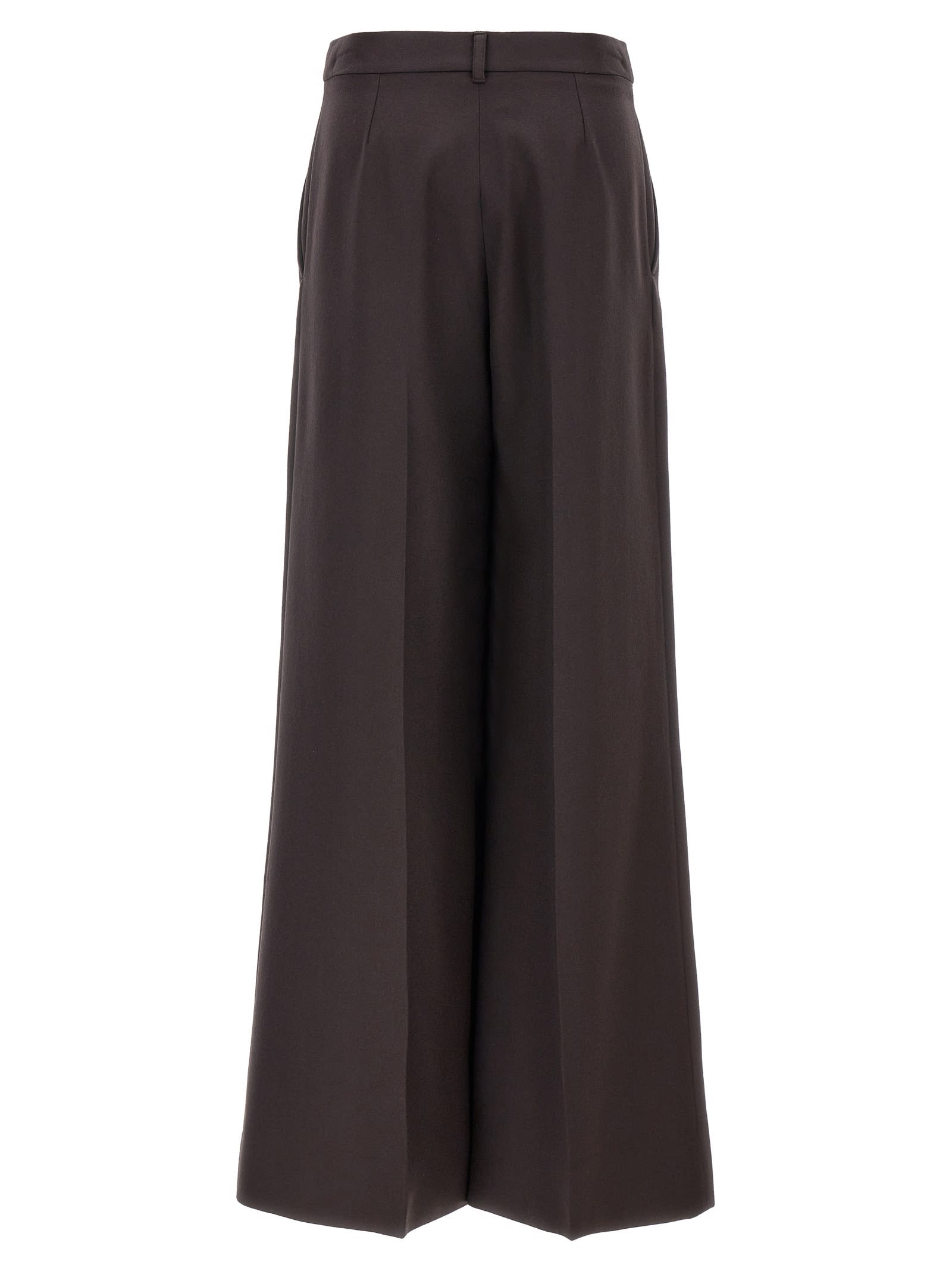 Shop Stella Mccartney Loose Leg Pants In Brown