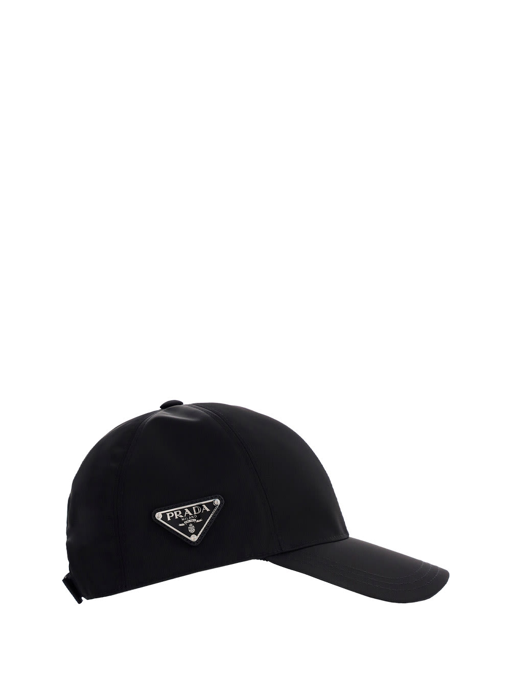 Shop Prada Baseball Hat In Nero