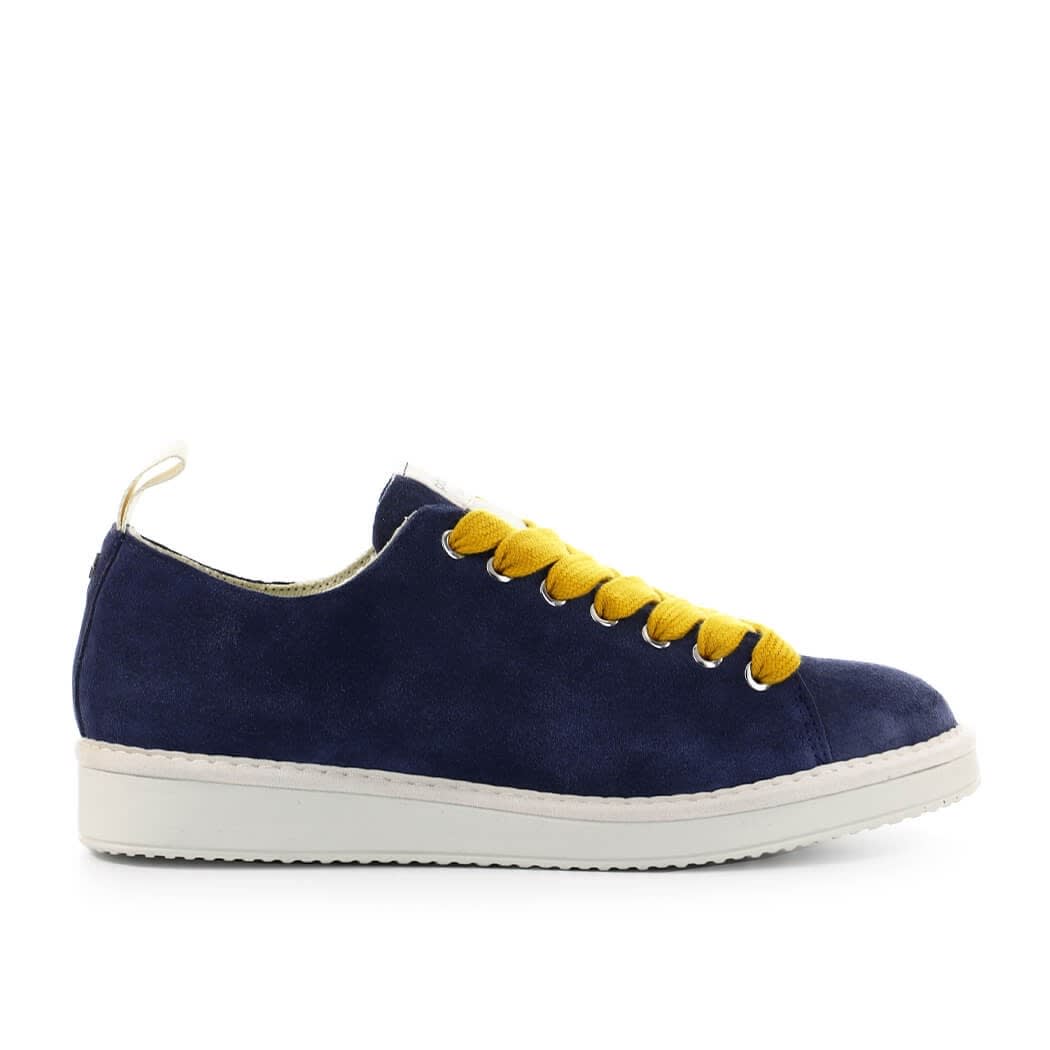 Panchic Pànchic Blue Mustard Suede Sneaker
