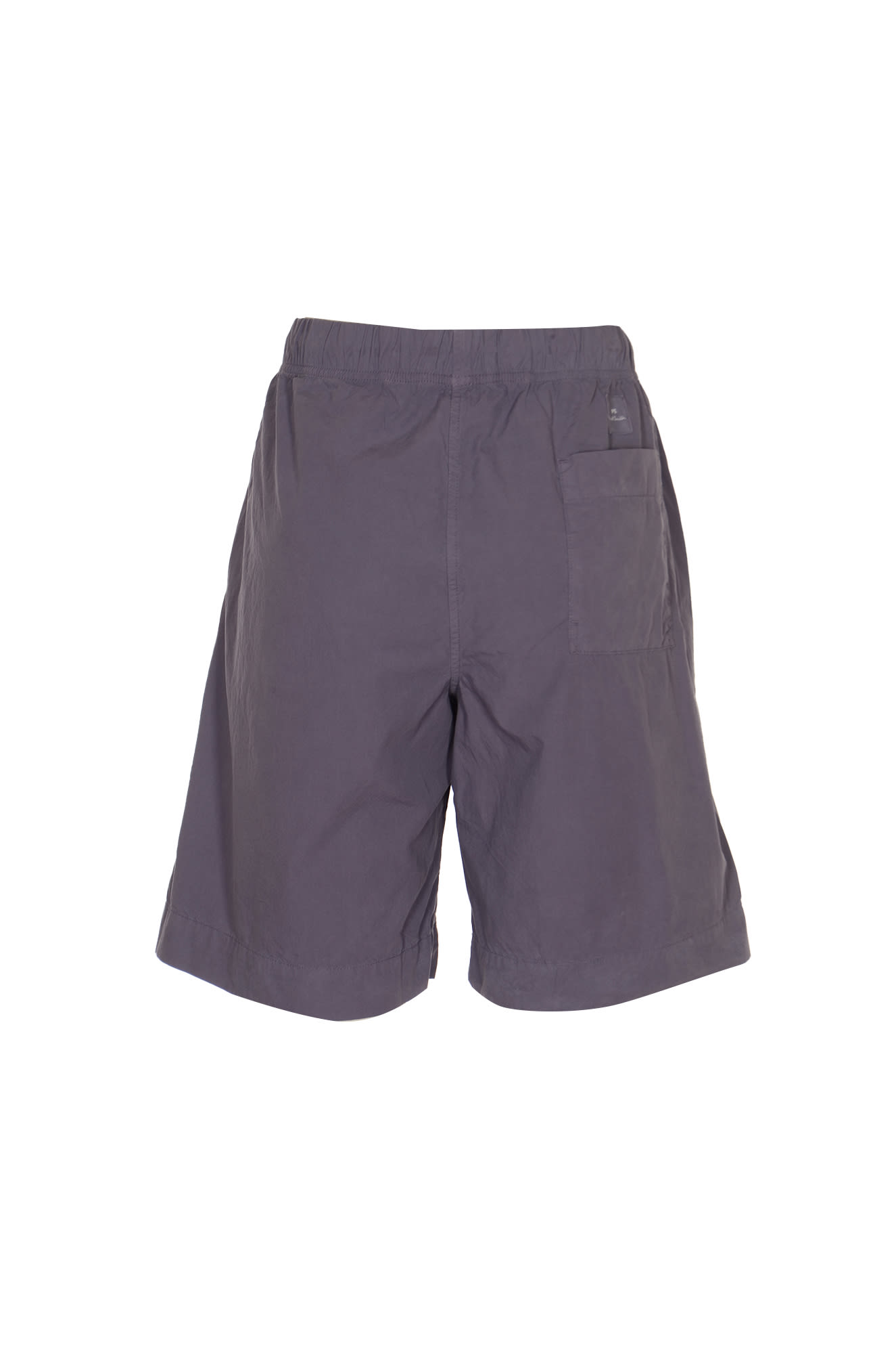 Shop Paul Smith Elastic Drawstring Waist Shorts In Mauve