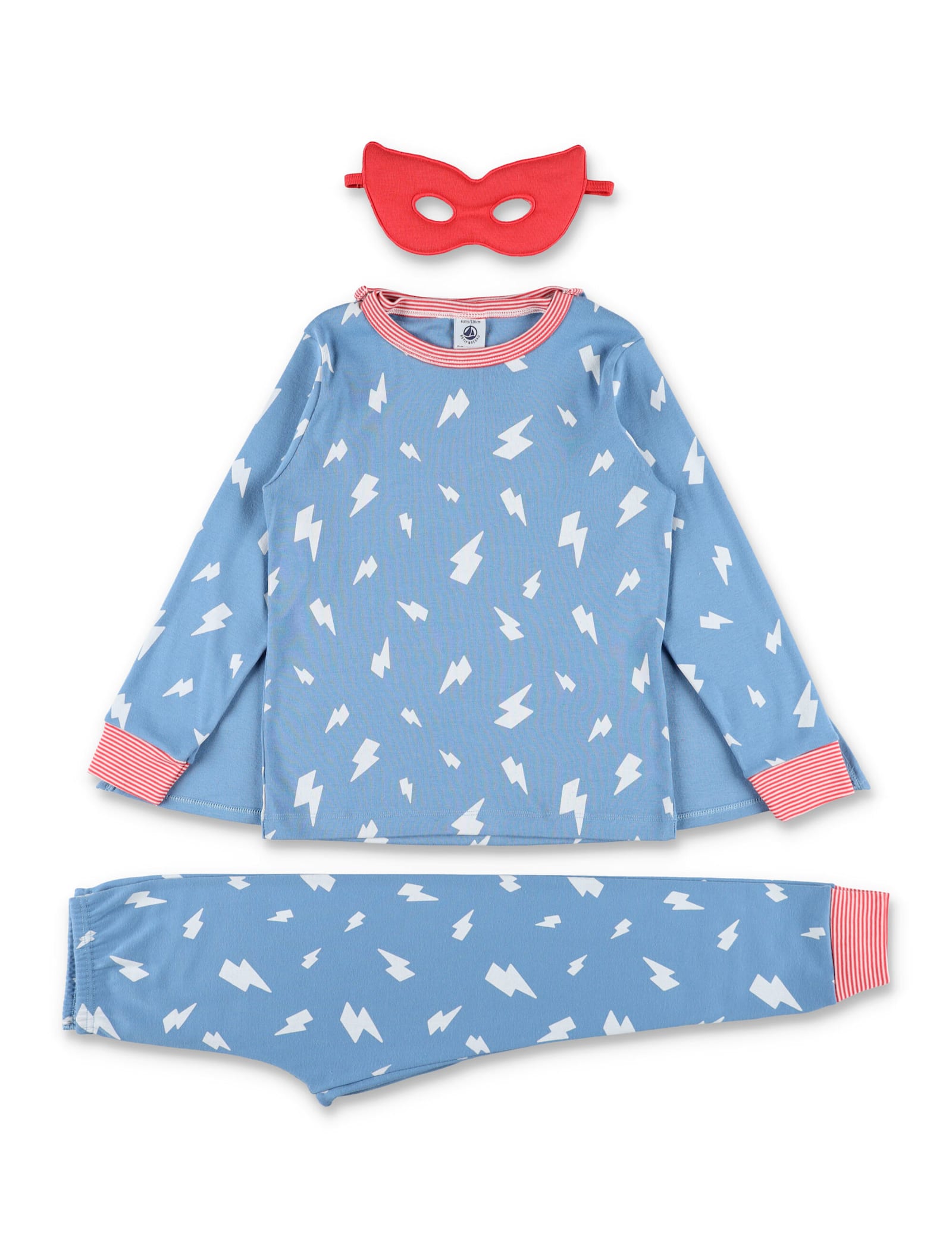 Petit Bateau Kid - Pyjamas Super Hero Disguise In Blue