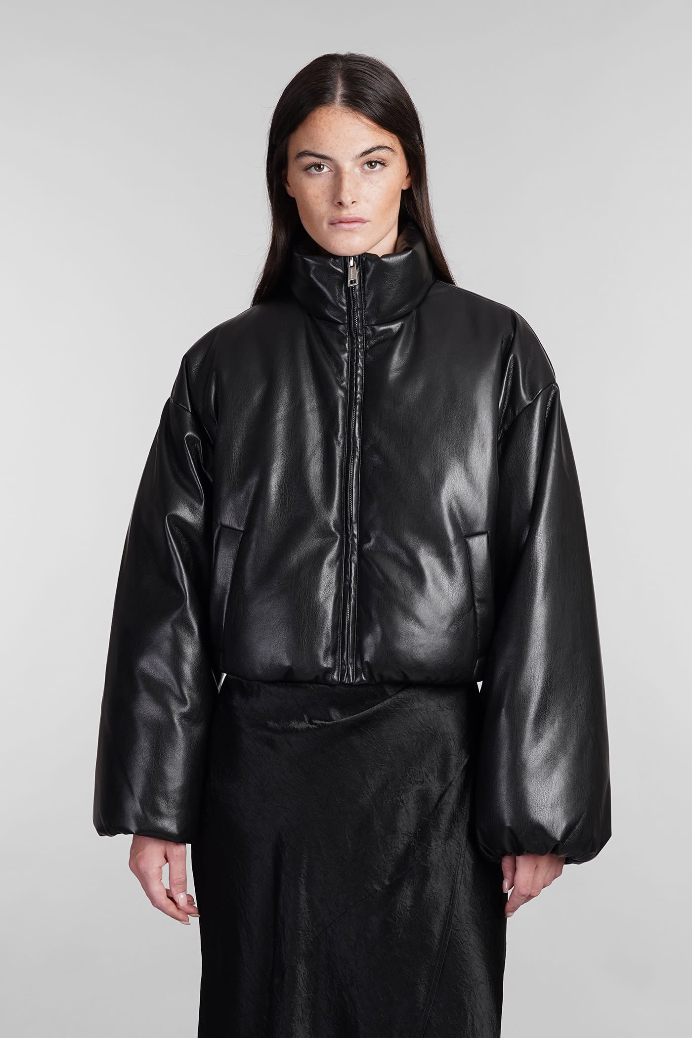 Lilima Puffer In Black Polyester