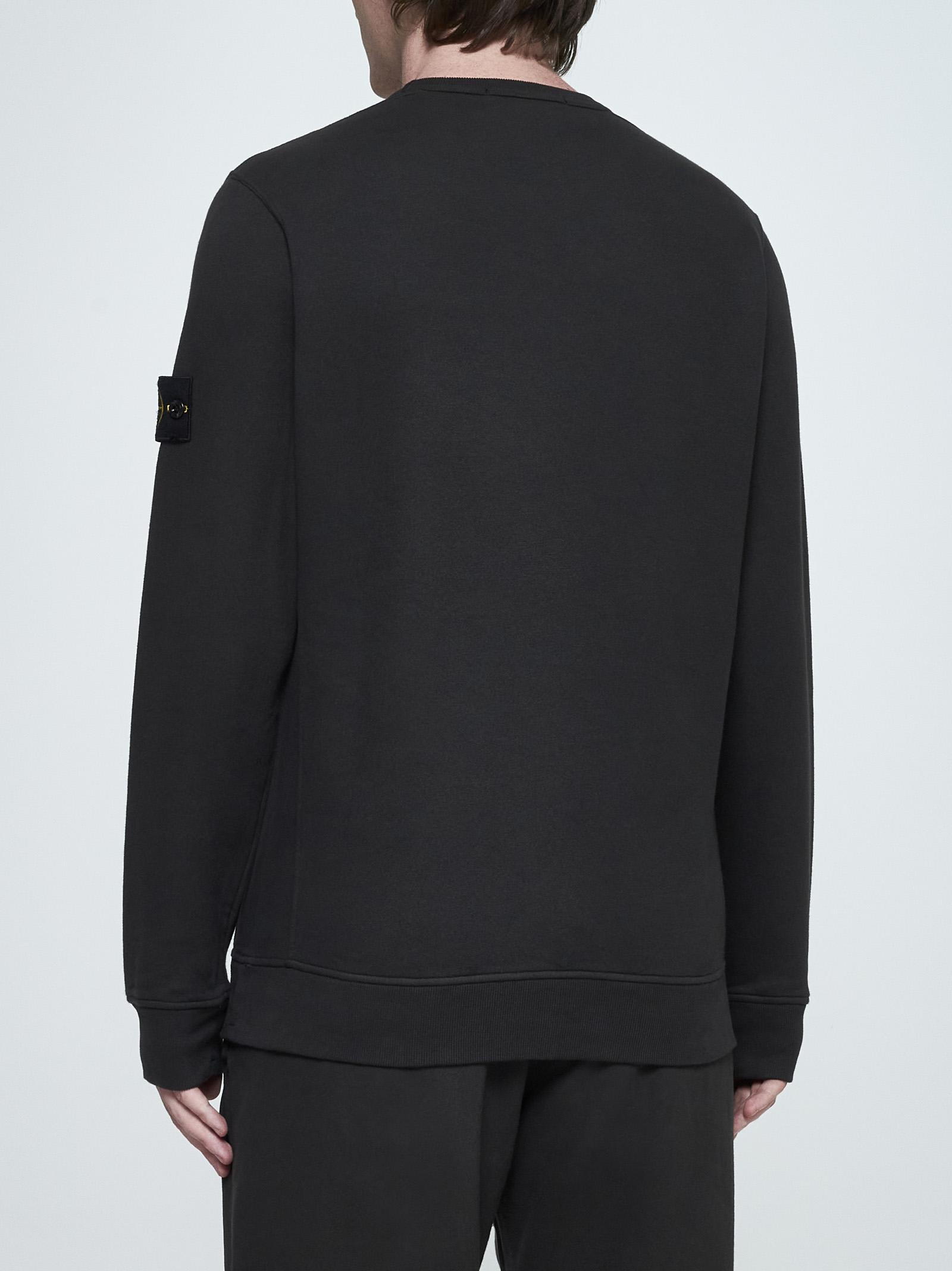 Shop Stone Island Cotton Sweatshirt