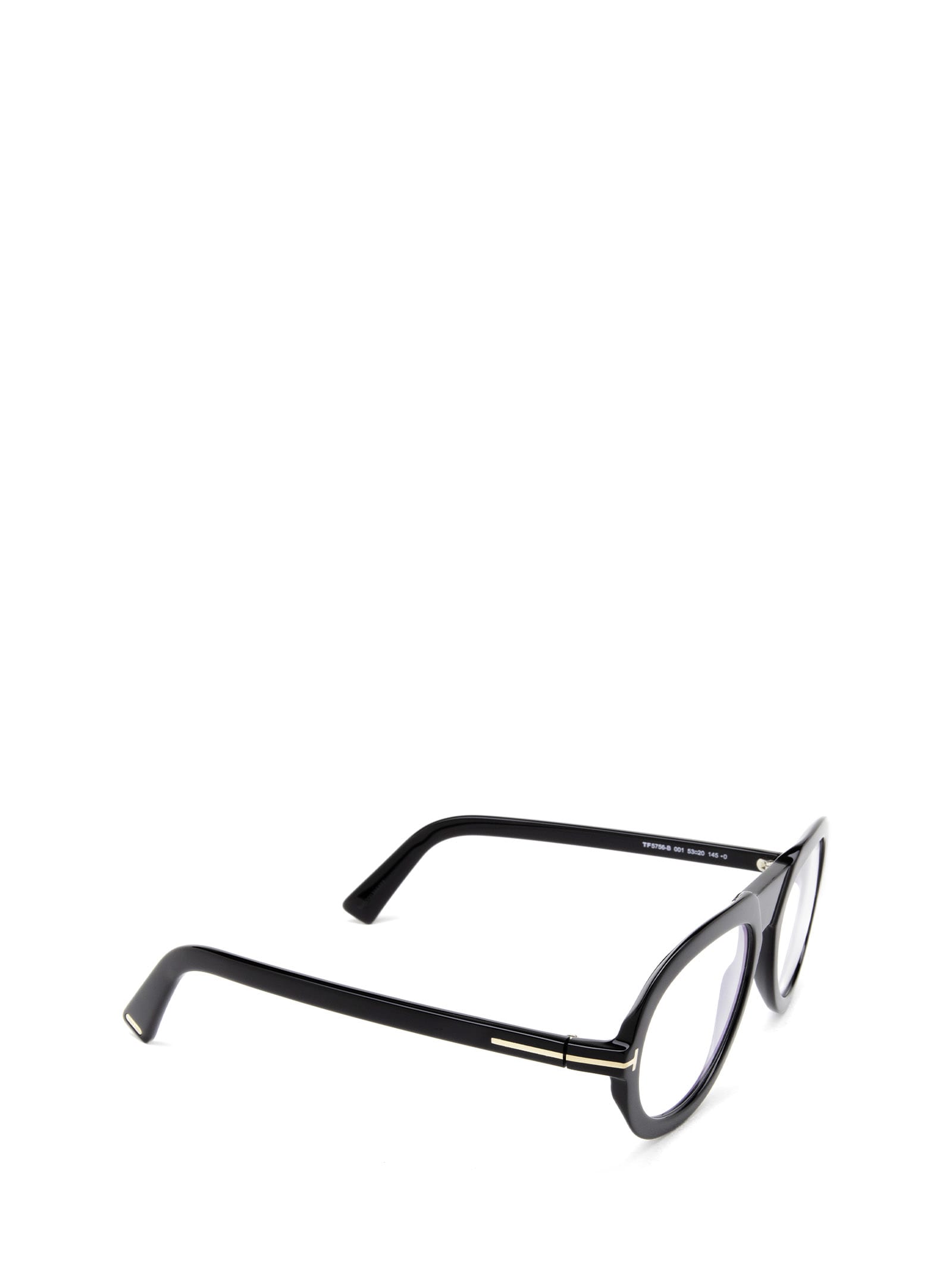 Shop Tom Ford Ft5756-b Black Glasses