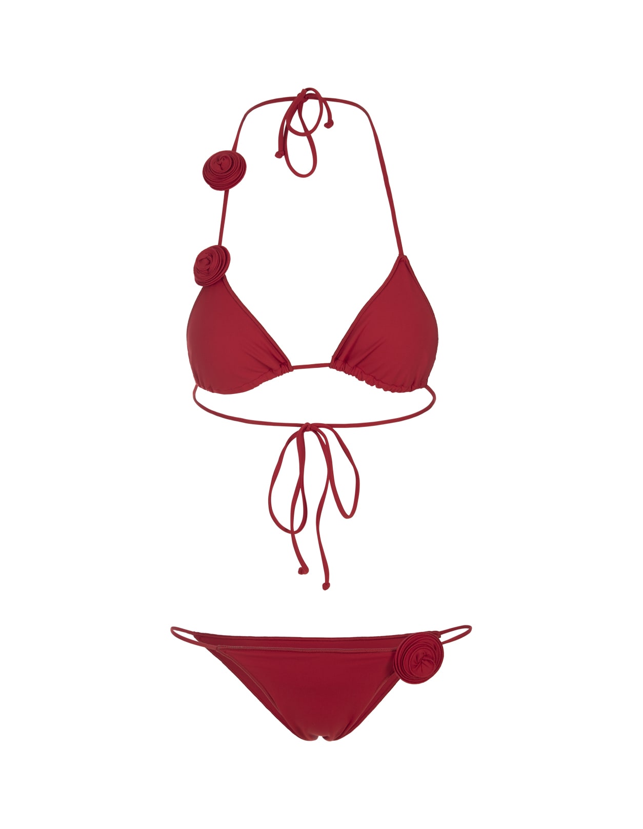 Shop La Reveche Red Ashar Bikini
