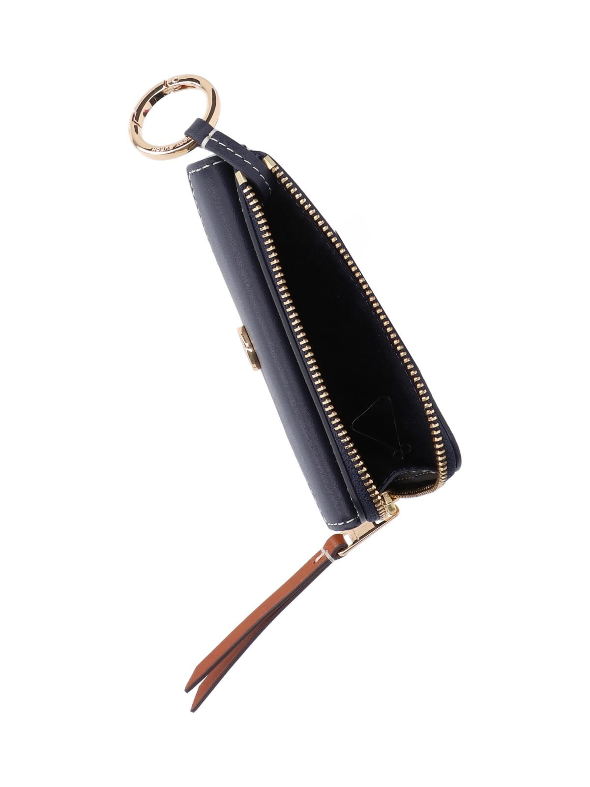 Tory Burch T Monogram Card Holder In Blue