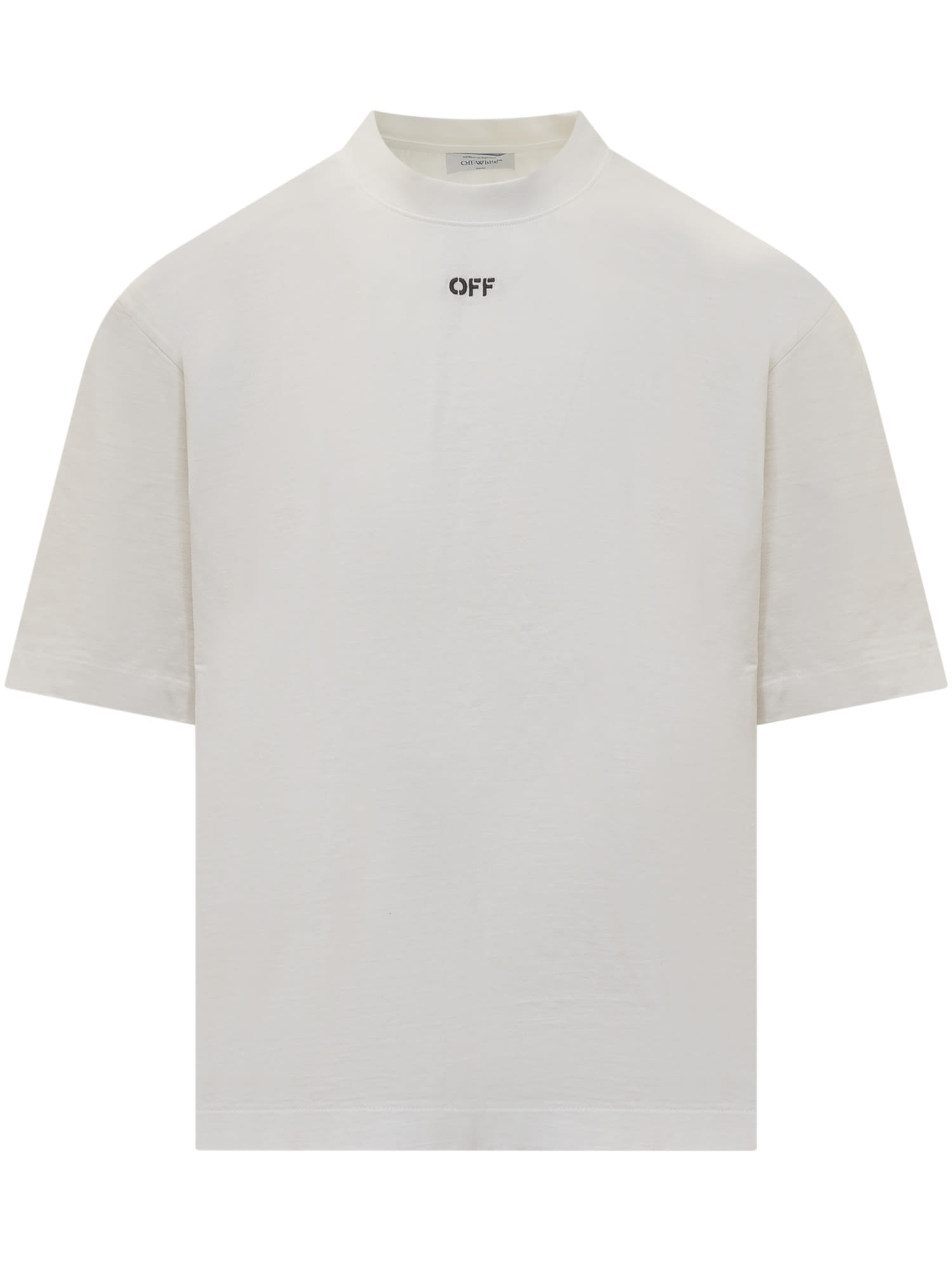 Shop Off-white T-shirt With Logo In White Black