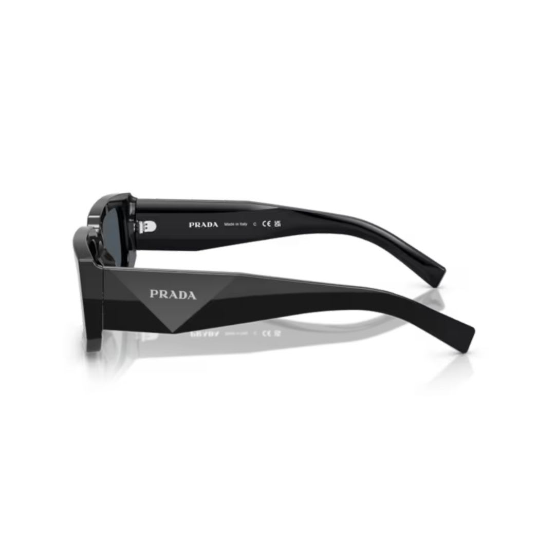 Prada Symbole Rectangular Sunglasses In Black