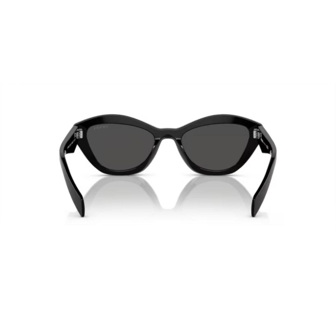 Prada Dark Grey Butterfly Ladies Sunglasses Pr A02sf 16k08z 55 In Black