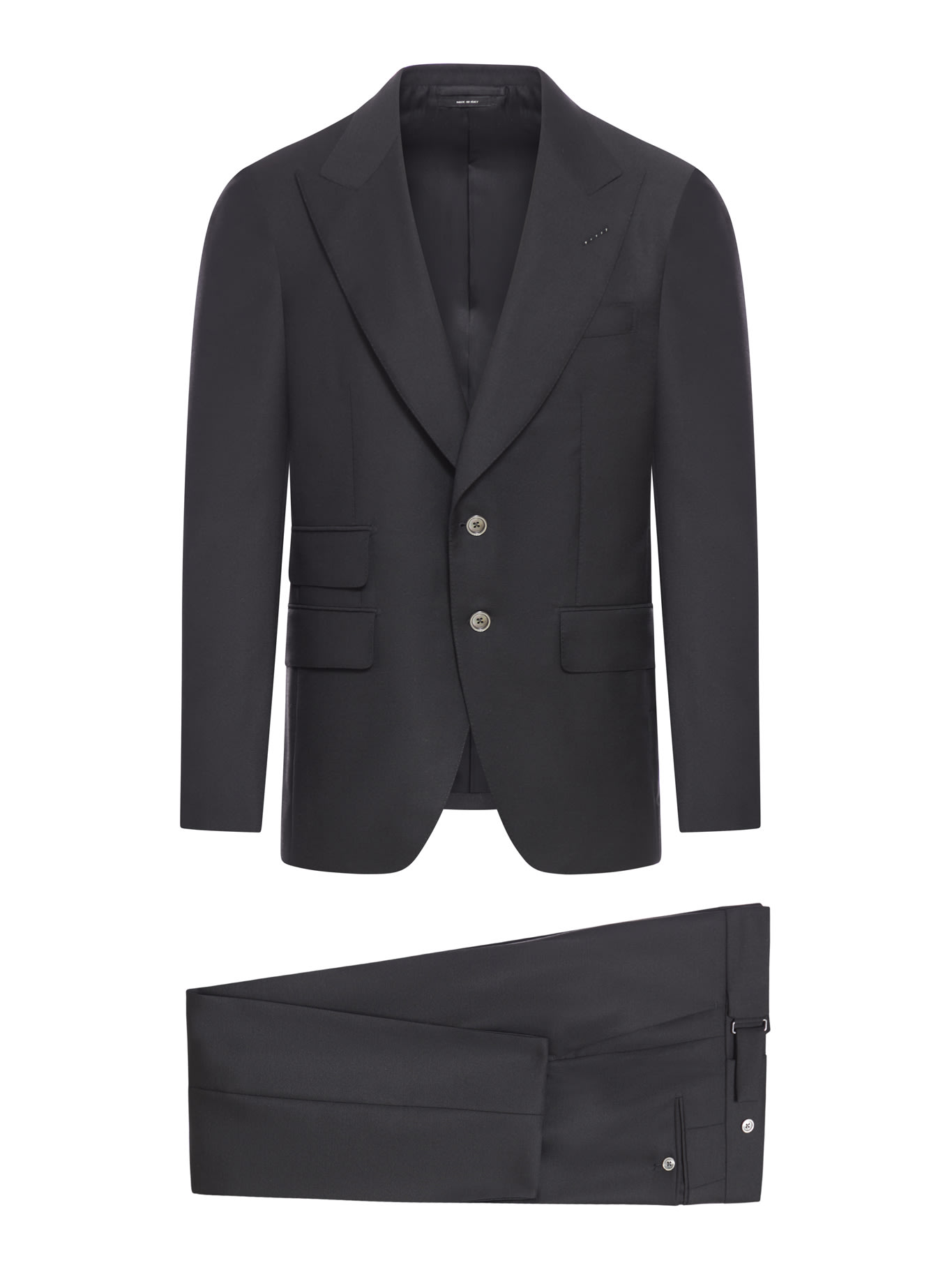 Shop Tom Ford Wool Mohair Atticus Suit Fl In Black