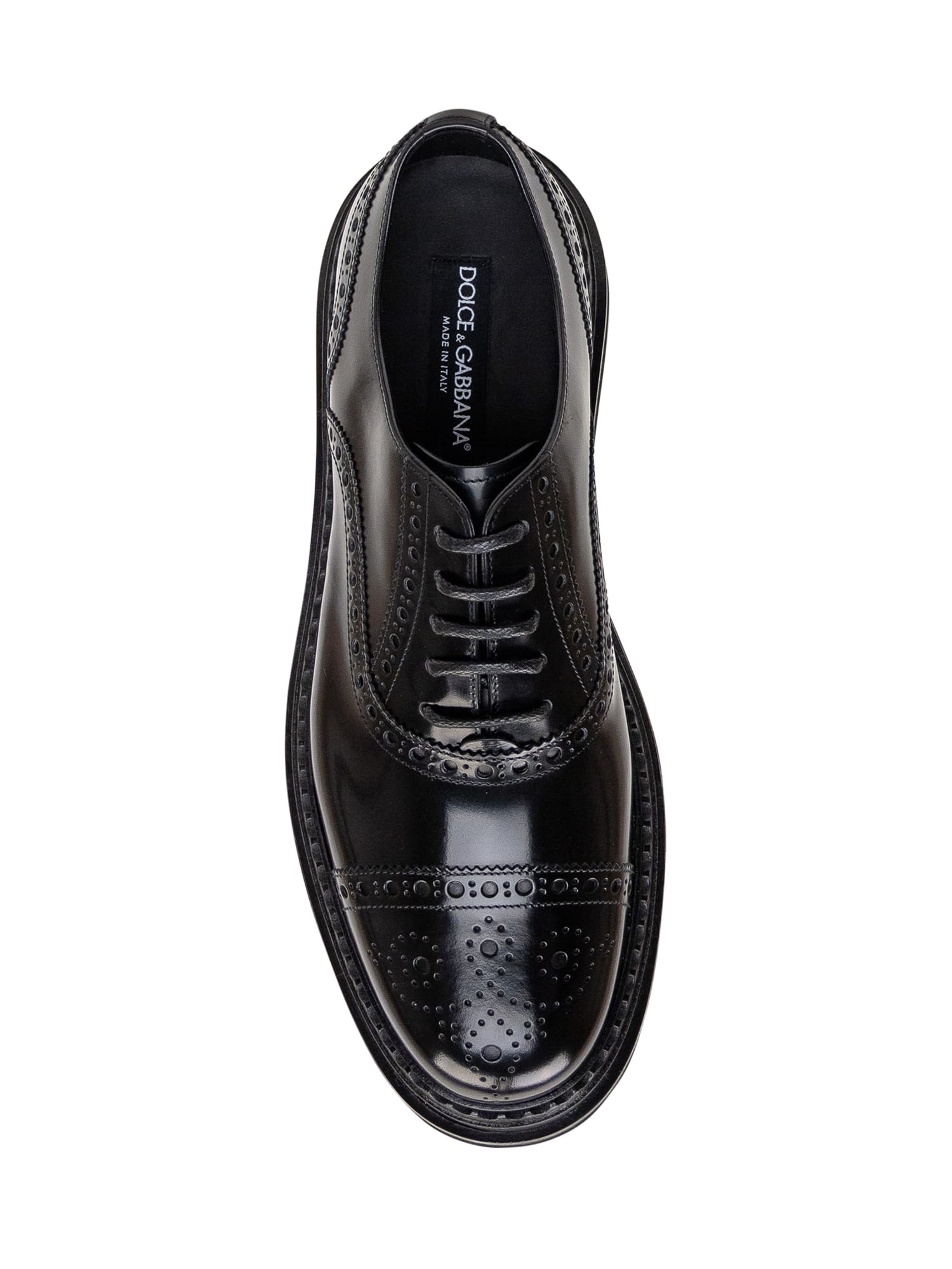 Shop Dolce & Gabbana Day Classic Lace-up In Nero