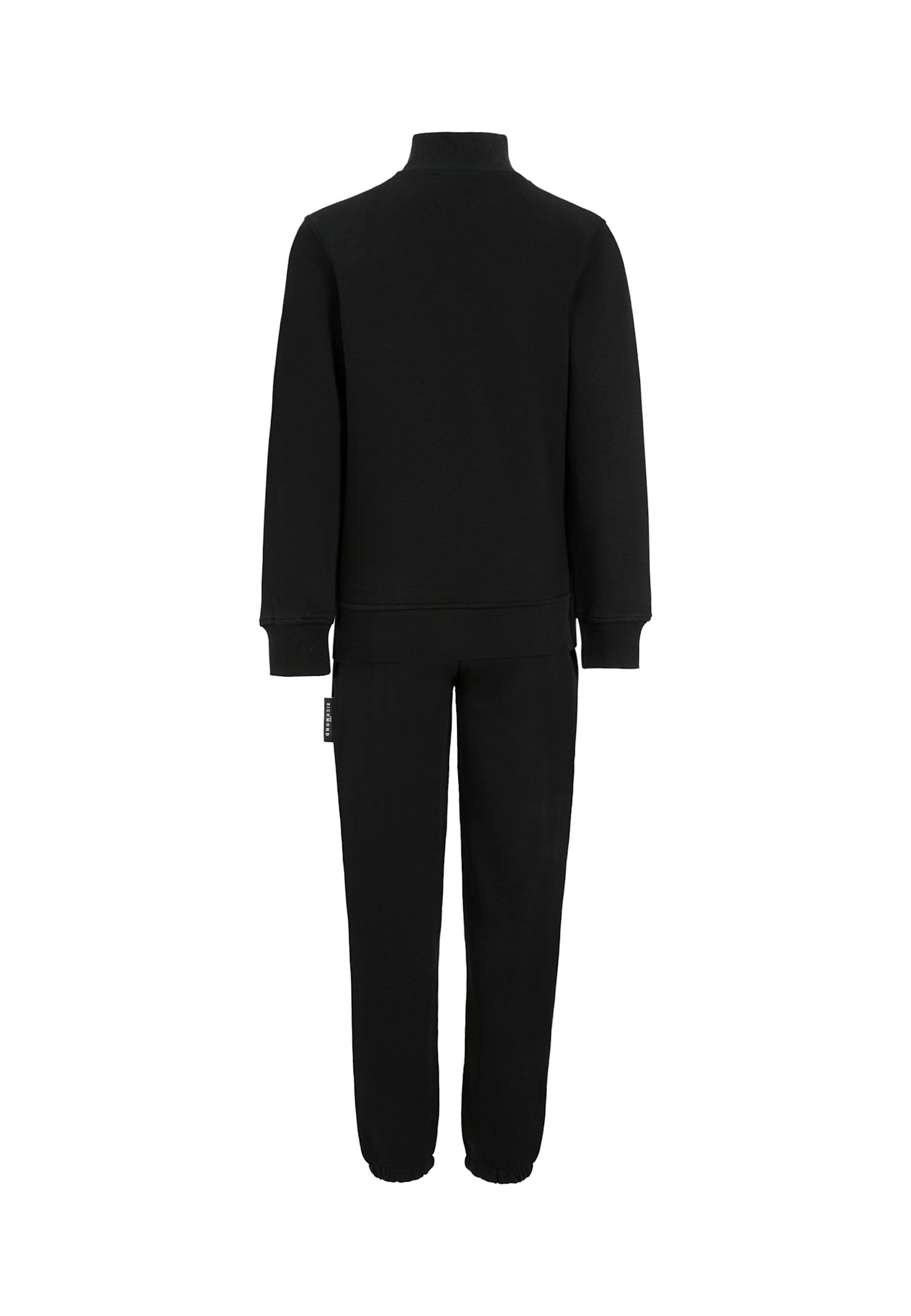 Richmond Black Suit For Girl With Logo In Black
