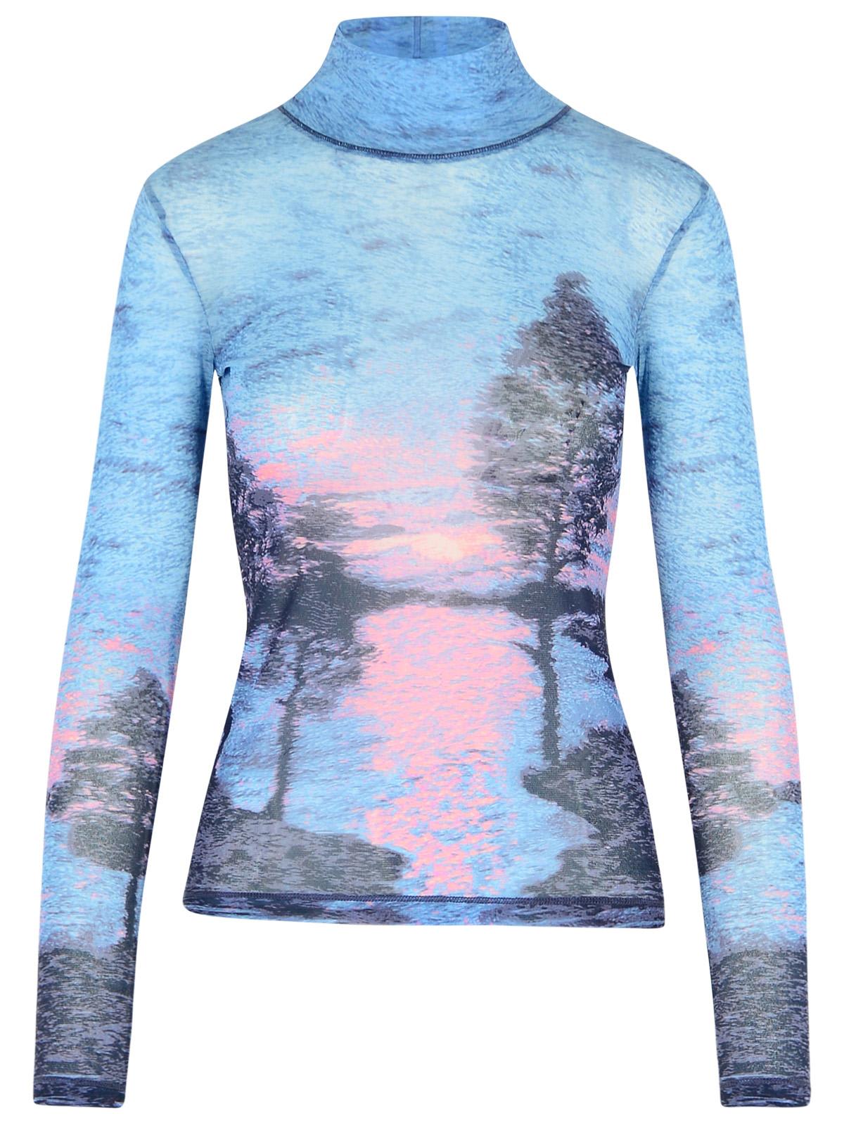 Maison Kitsuné landscape Polyamide Turtleneck Sweater