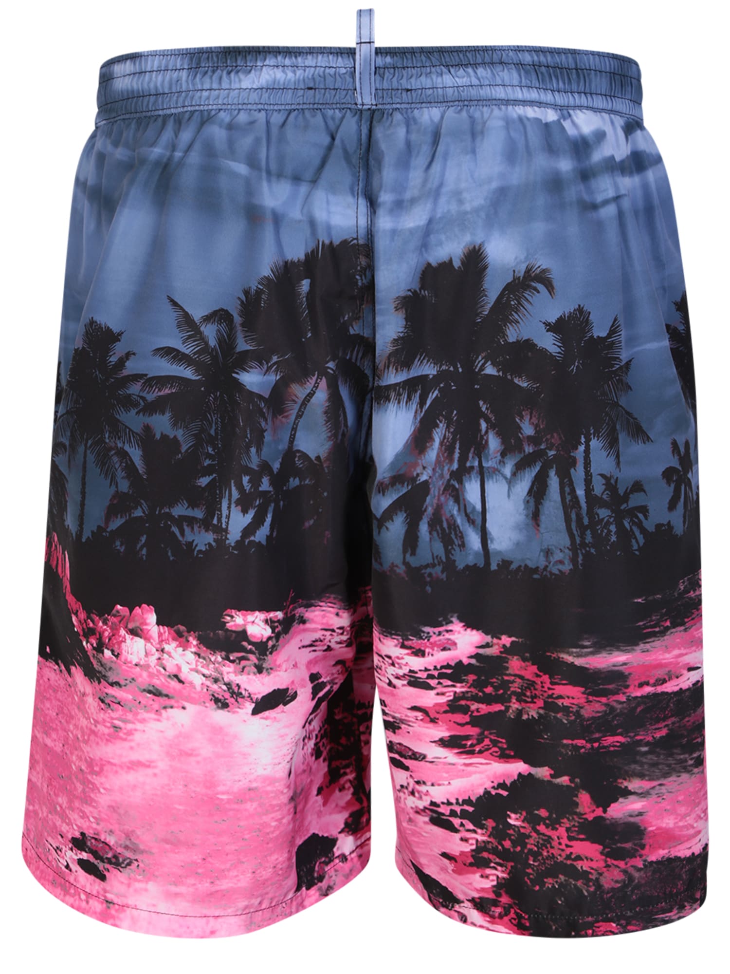 Shop Dsquared2 D2 Sunset Swimming Shorts In Multi