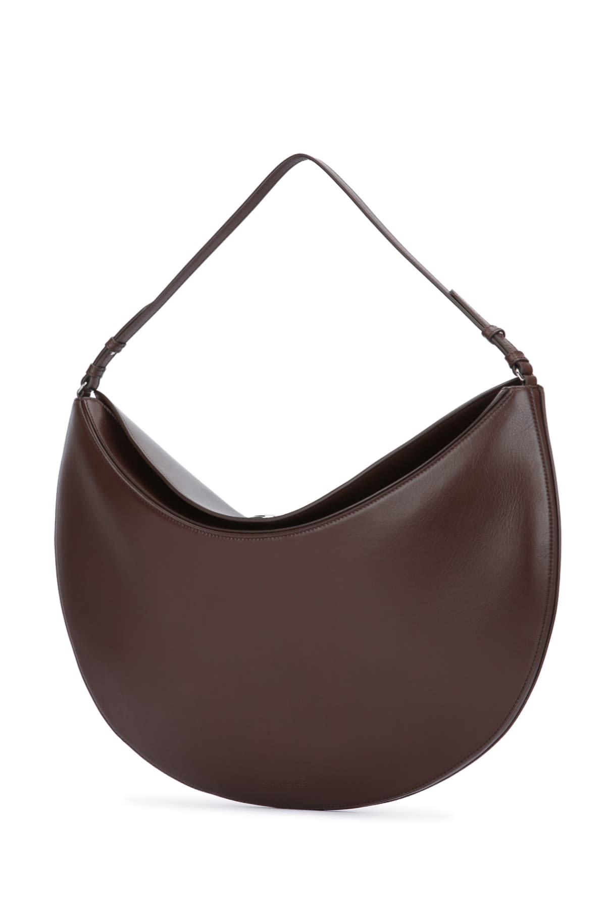 Jacquemus Midnight Brown The Ovalo Hobo Bag In Brown