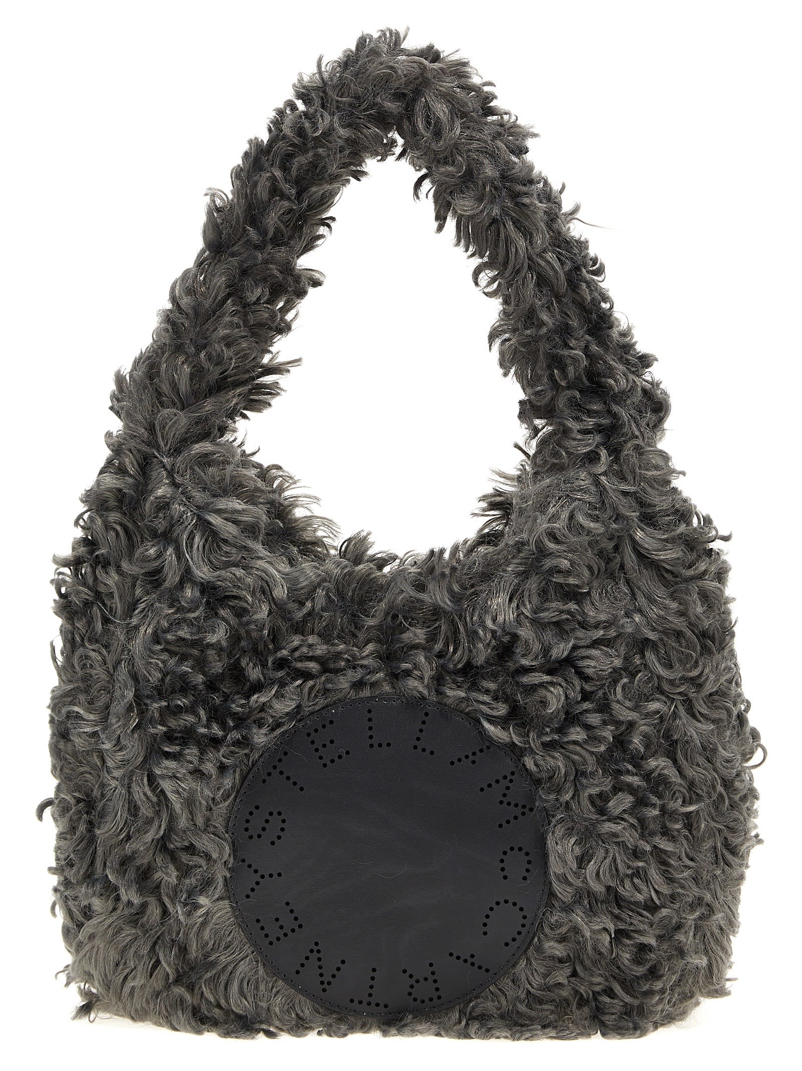 Shop Stella Mccartney Tote Hobo Small Shoulder Bag In Gray