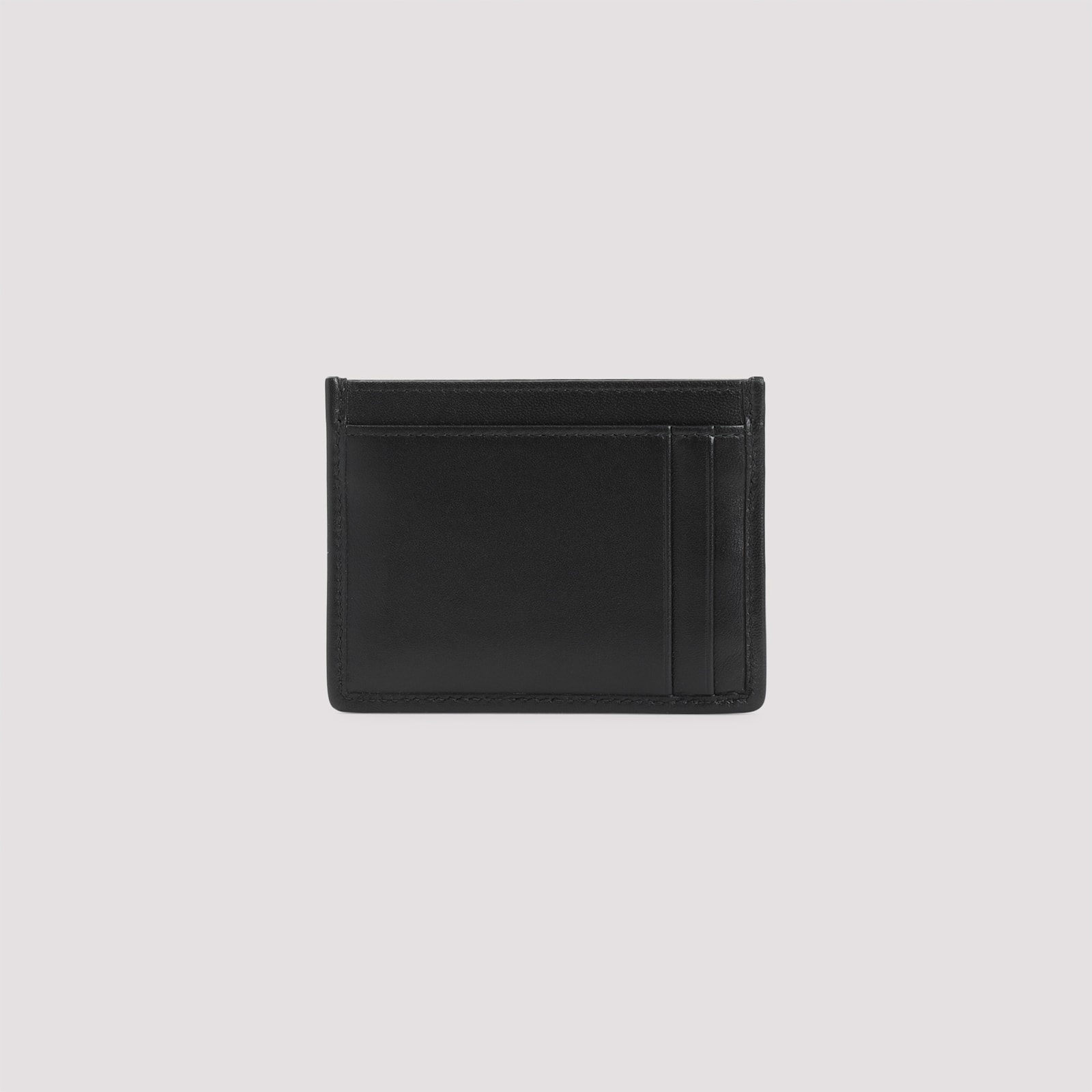 Miu Miu Lamb Leather Cardholder In Black