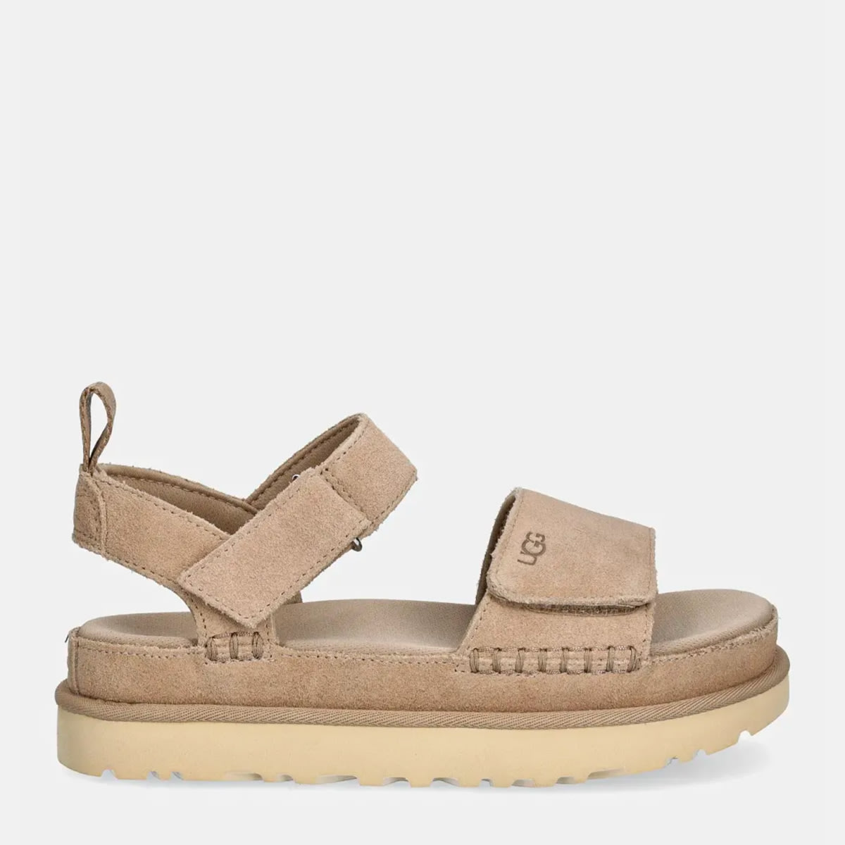 UGG SAND LEATHER GOLDENSTAR SANDALS 
