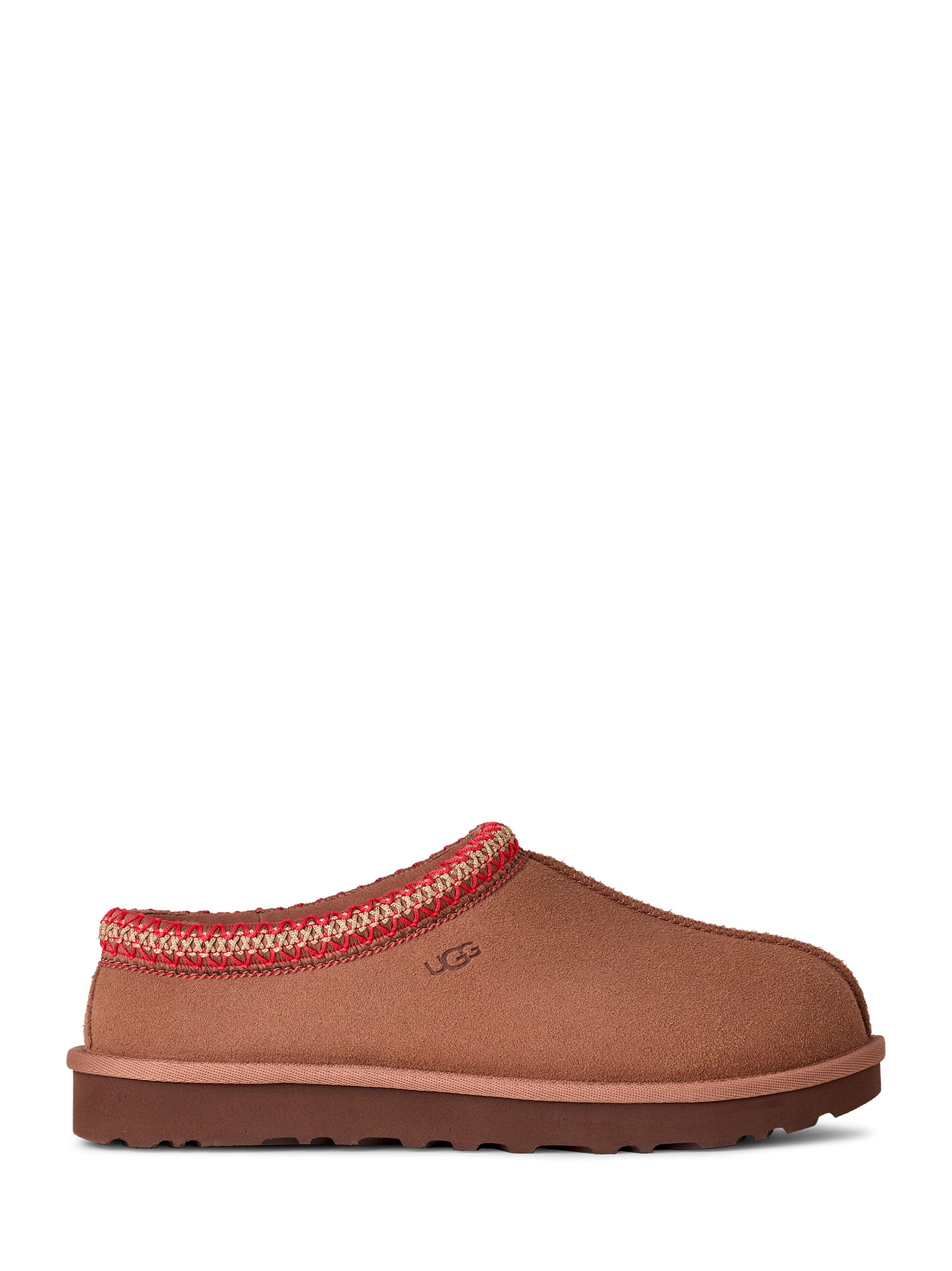 Ugg Tasman Ii Braided-trim Sheepskin Slippers In Brown