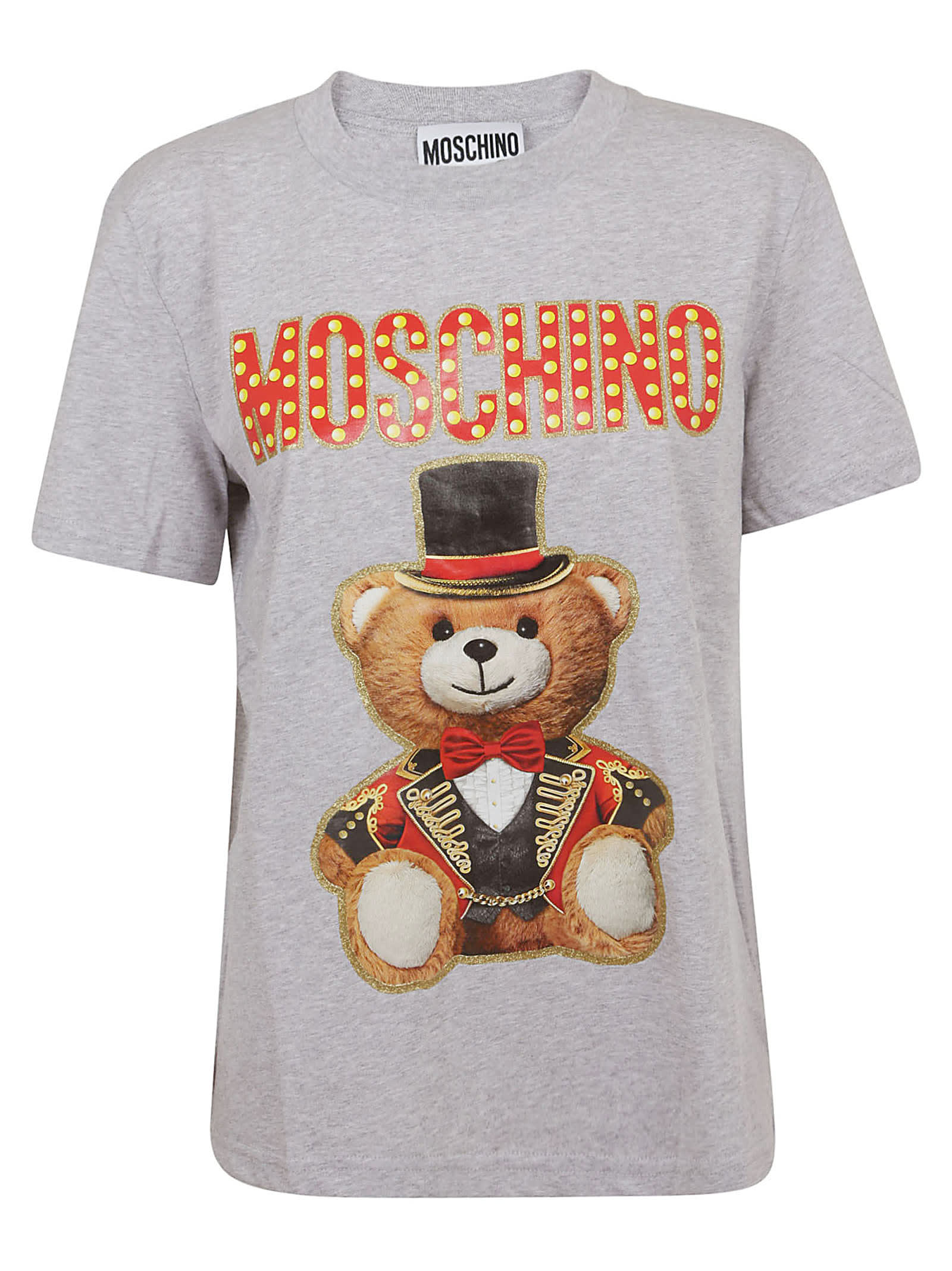 Moschino Moschino Bear And Logo Detail T-shirt - 10780304 | italist