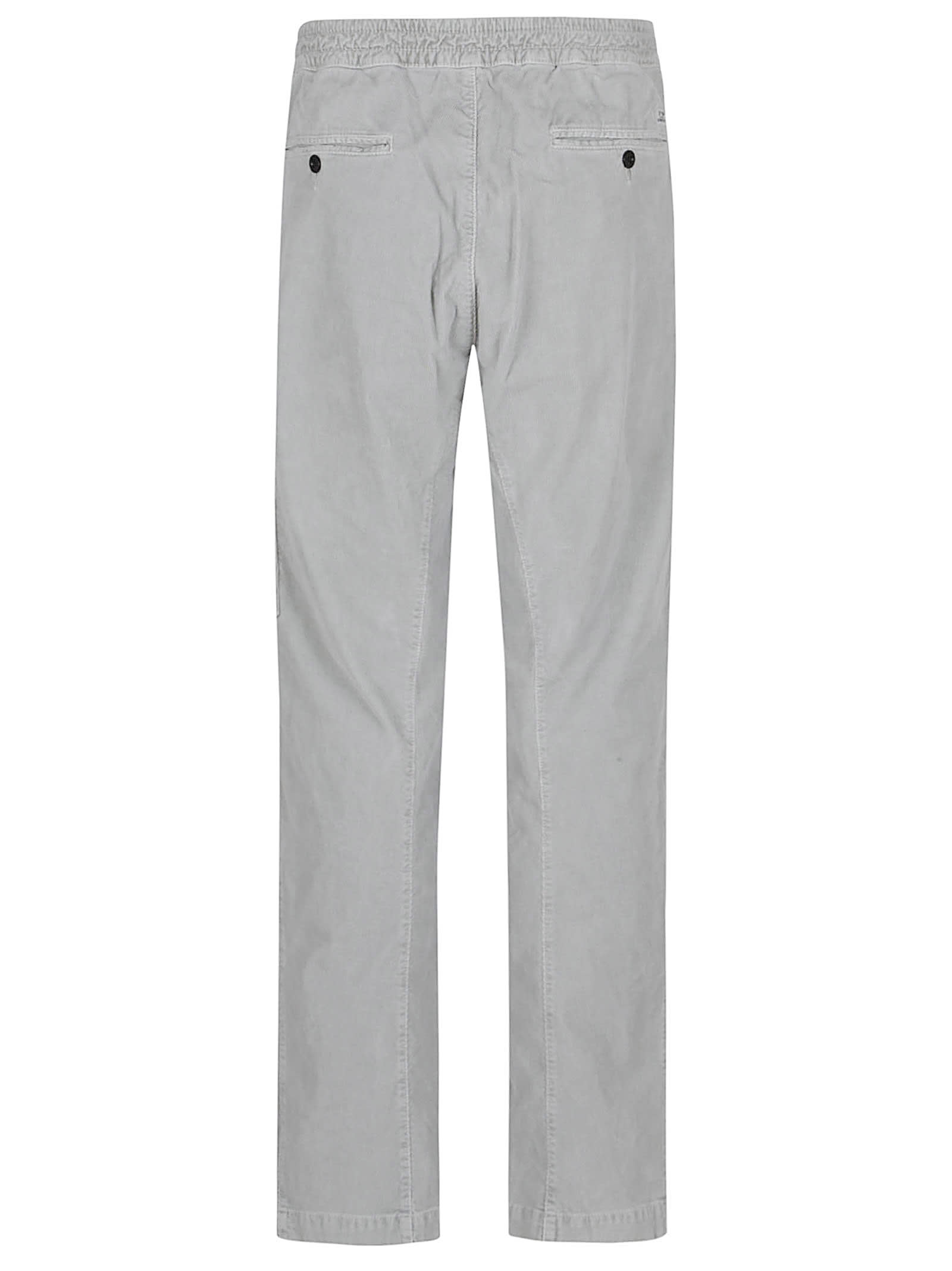 C.p. Company Elastic Waistband Cargo Pant In Gray