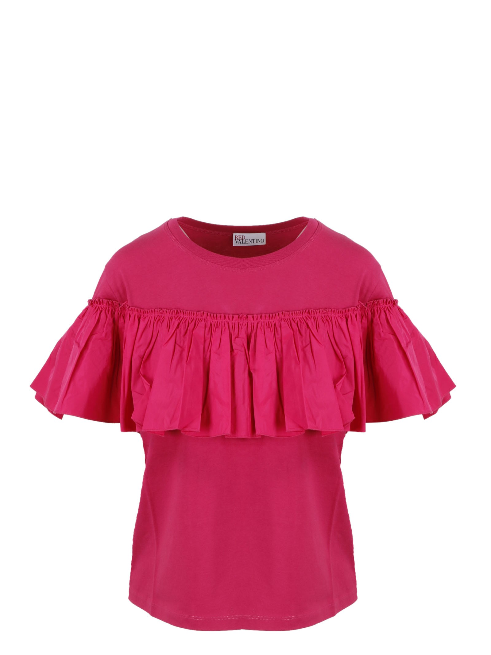 RED Valentino T-shirt With Rouches