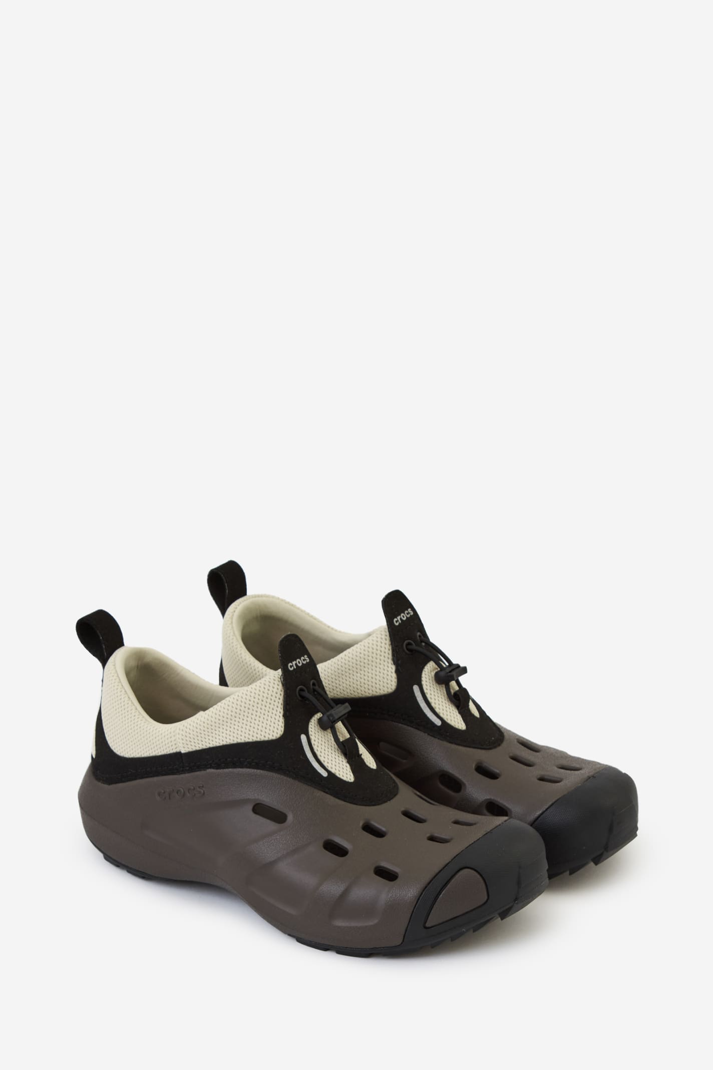 Shop Crocs Quick Trail Low Shoes In Brown