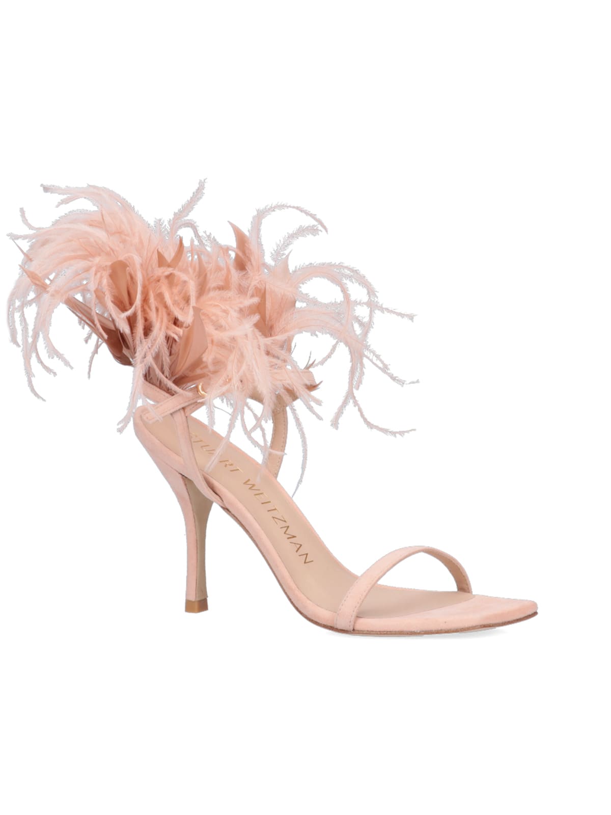 Shop Stuart Weitzman Plume Sandals In Pink