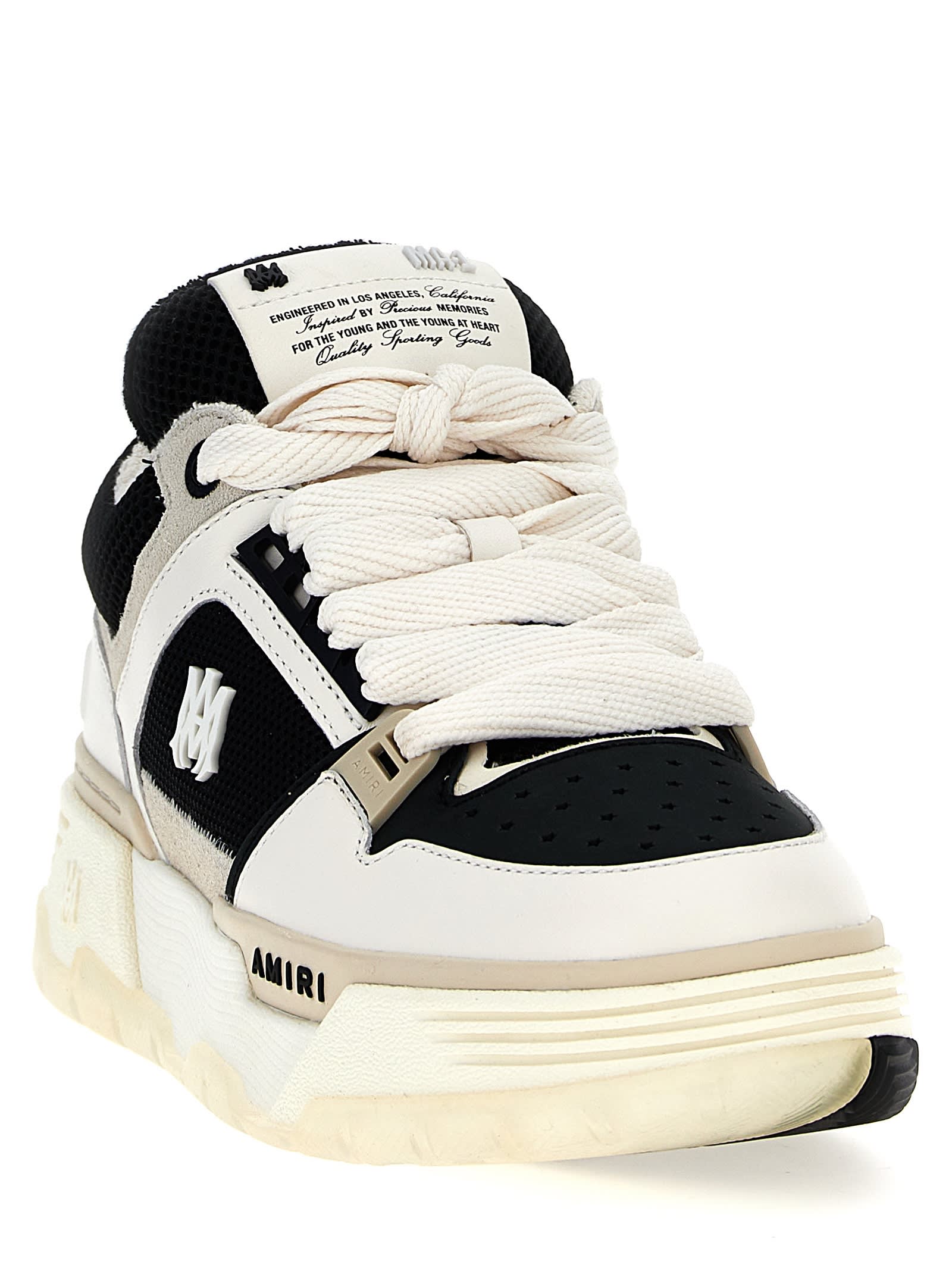 Amiri Ma-1 Sneakers In White/black