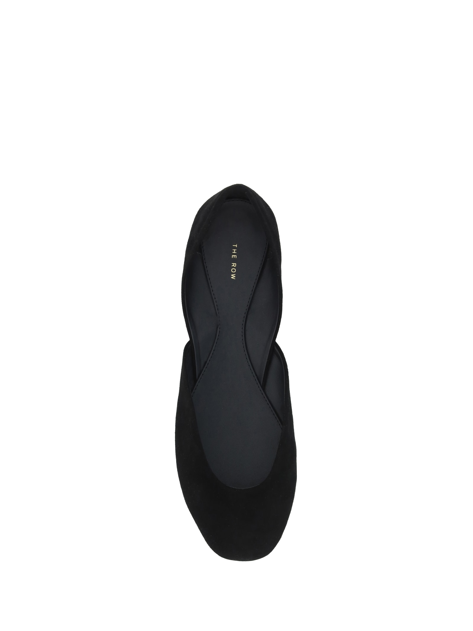 Shop The Row Gemma Ballerinas In Black