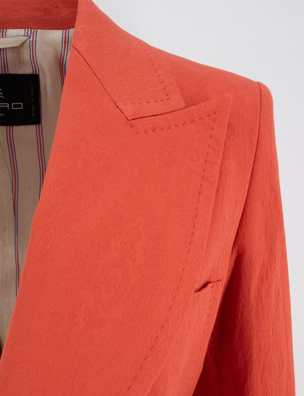 Etro Paisley-jacquard Blazer In Gray