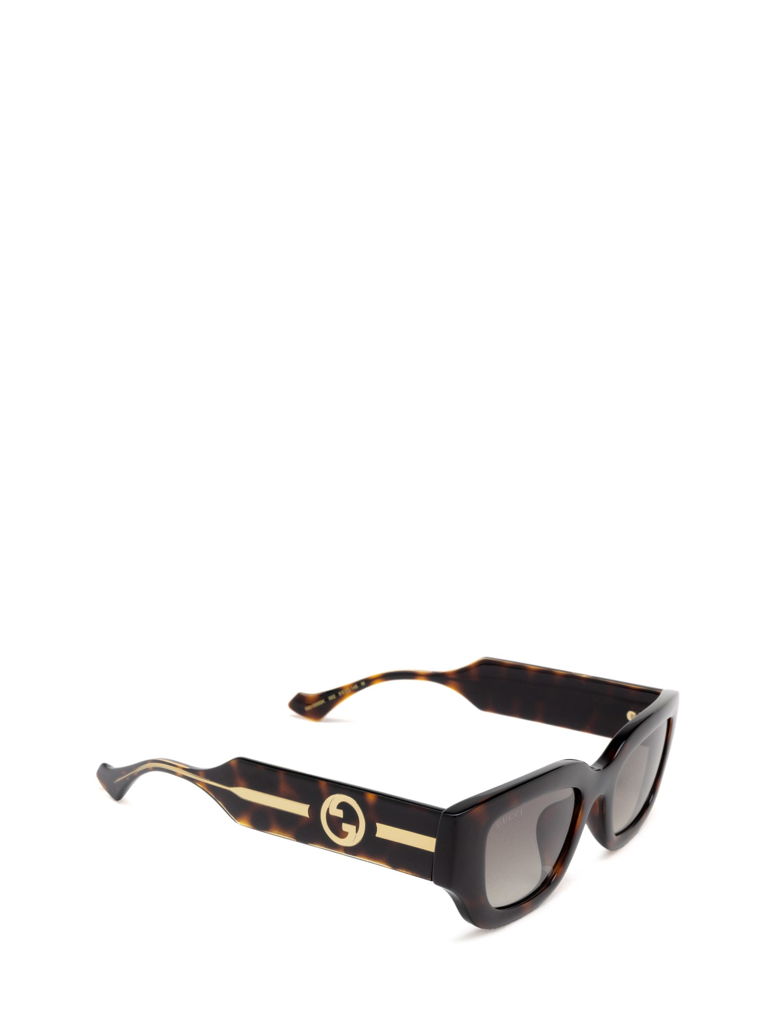 Shop Gucci Gg1558sk Havana Sunglasses