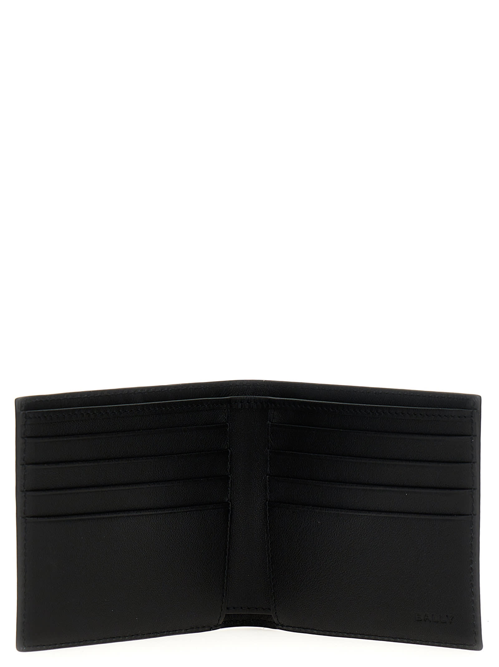 Shop Bally Band Wallet In Blackredbonepall