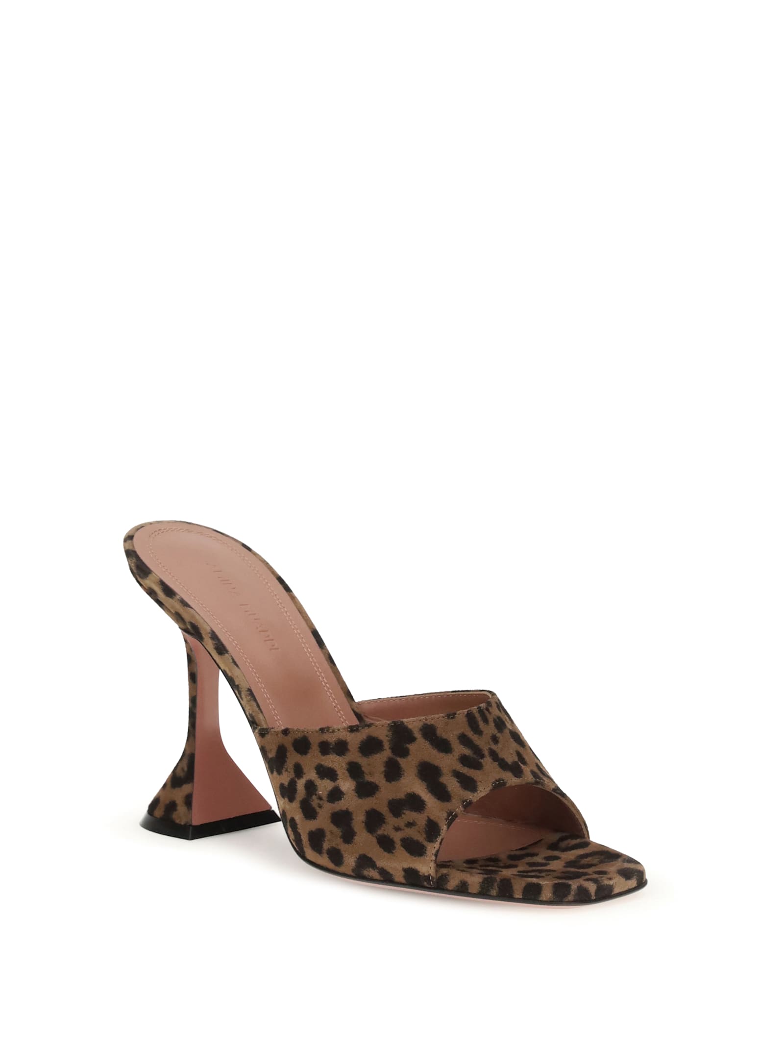 Amina Muaddi Leopard-print Lupita Sandals In Animal Print