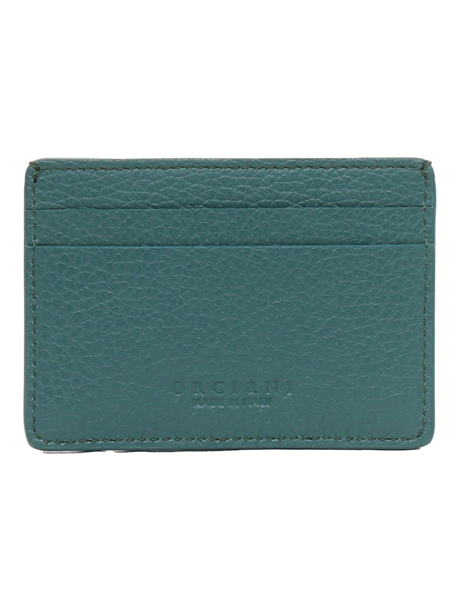 Shop Orciani Green Wallet In Brown