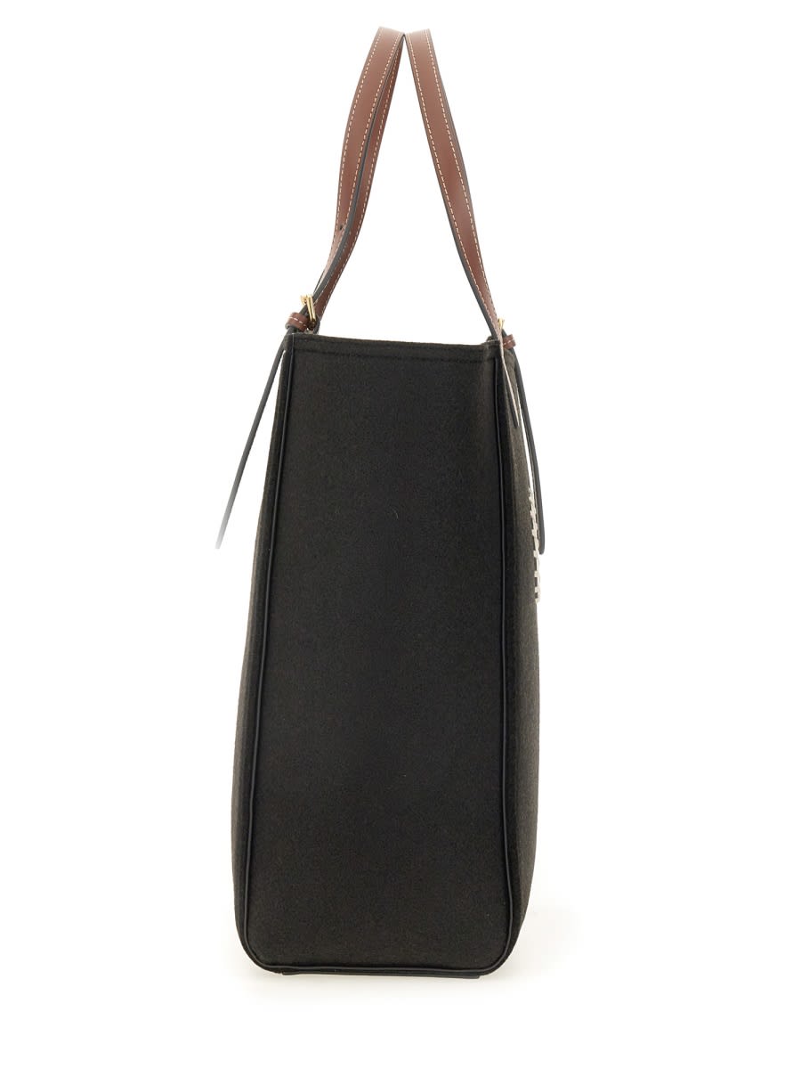 Shop Anya Hindmarch Eyes Bag Small In Black