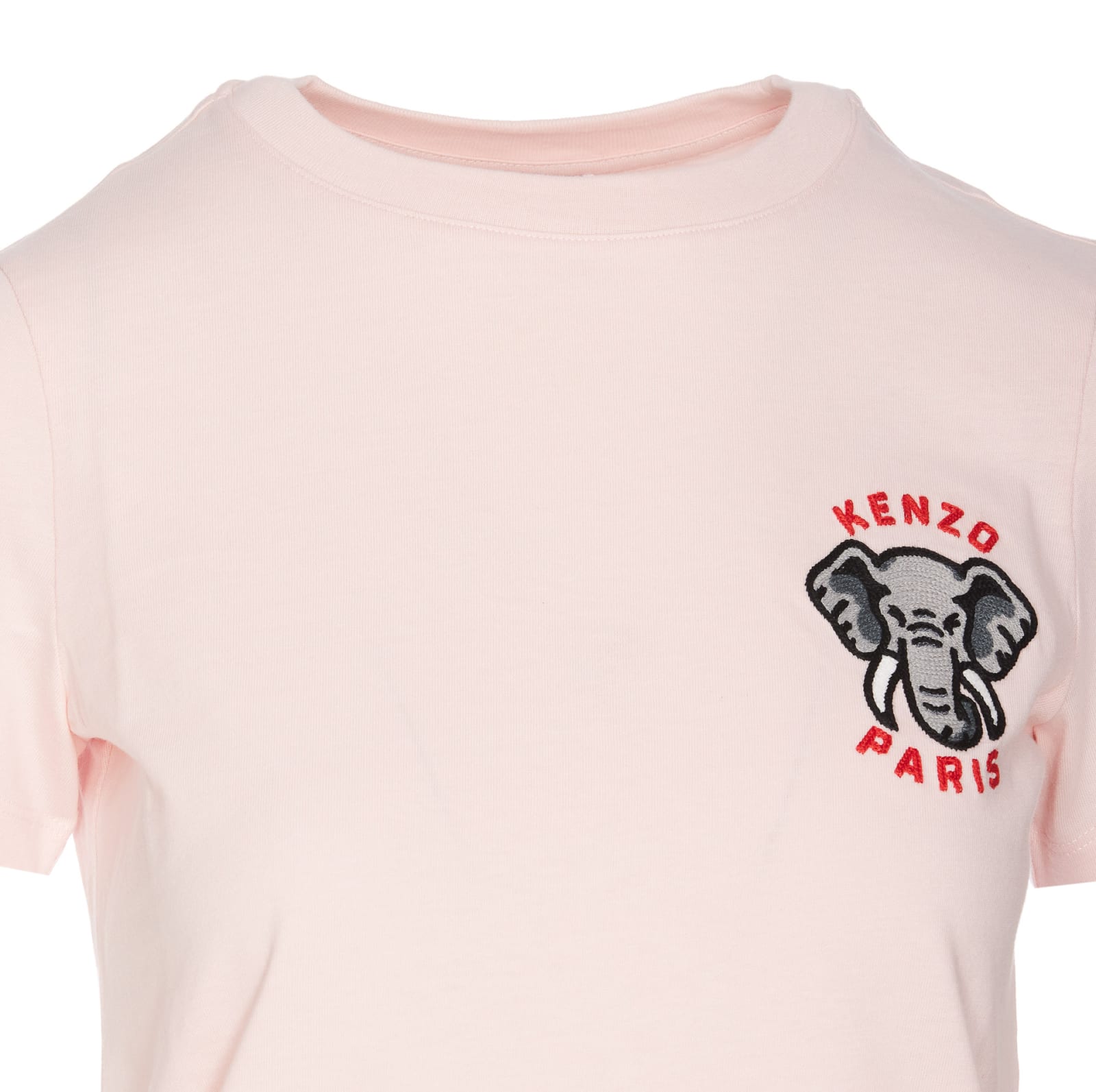 Shop Kenzo Crest Elephant T-shirt In Pink