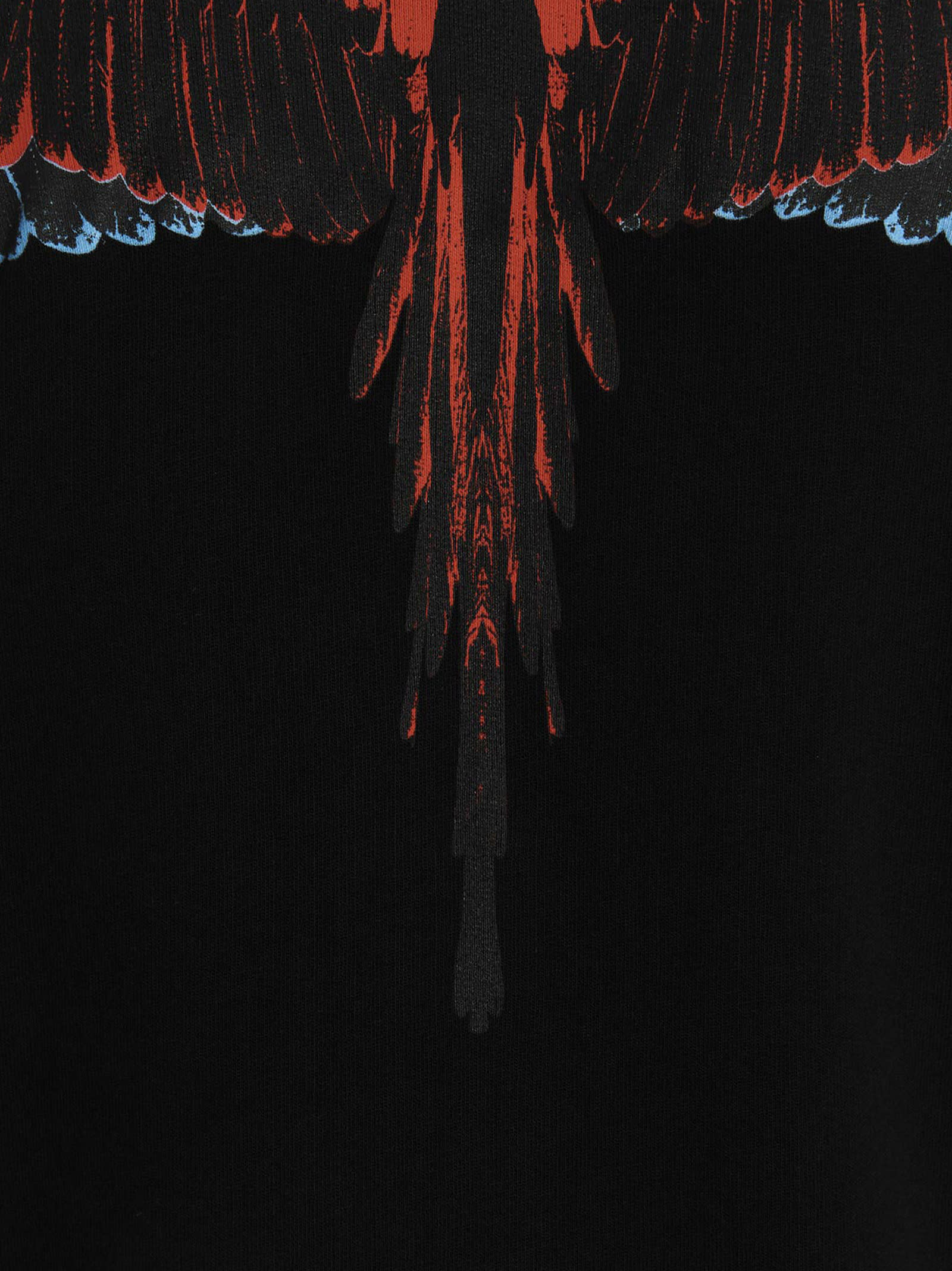 Marcelo Burlon County Of Milan Icon Wings Hoodie In Black Modesens