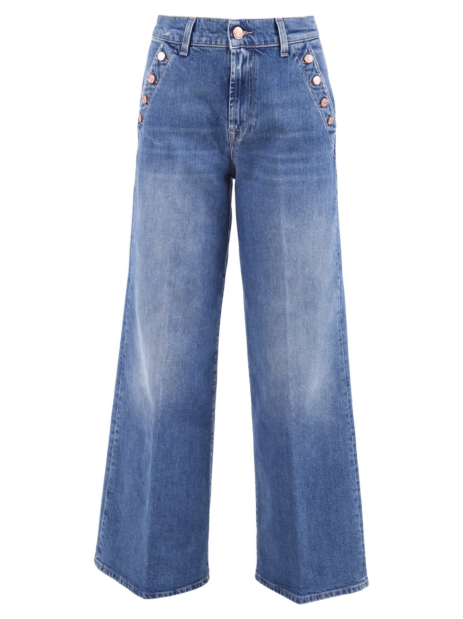 7 FOR ALL MANKIND CROPPED JEANS,11516971
