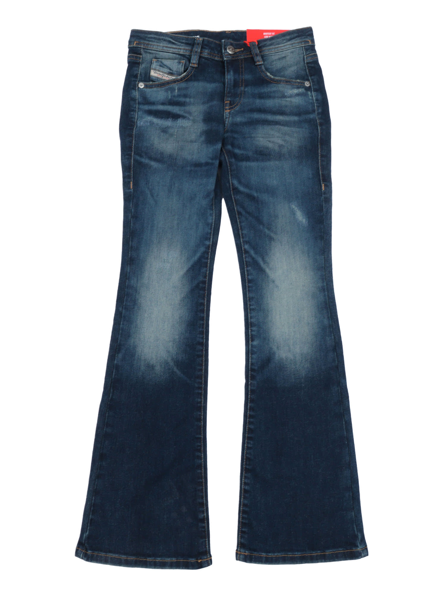 Diesel Faded-effect Jeans In Blue