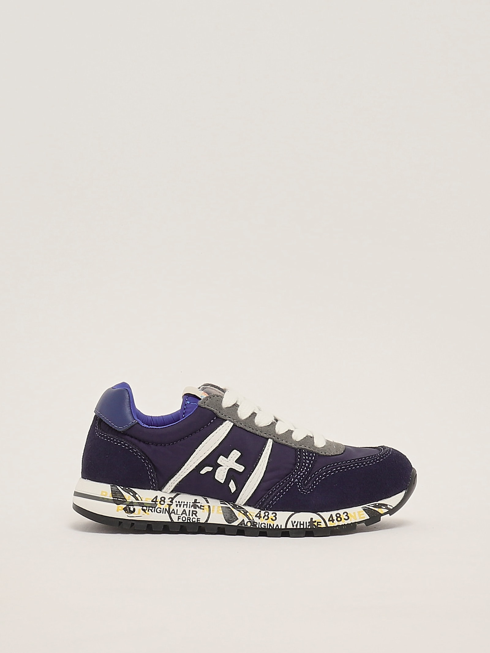 Premiata Teen Sky Low Top Sneakers In Blue