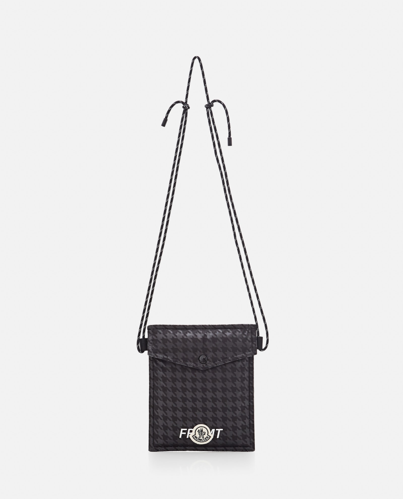 Shop Moncler Genius Cross Body Phone Case Moncler X Frgmt In Black