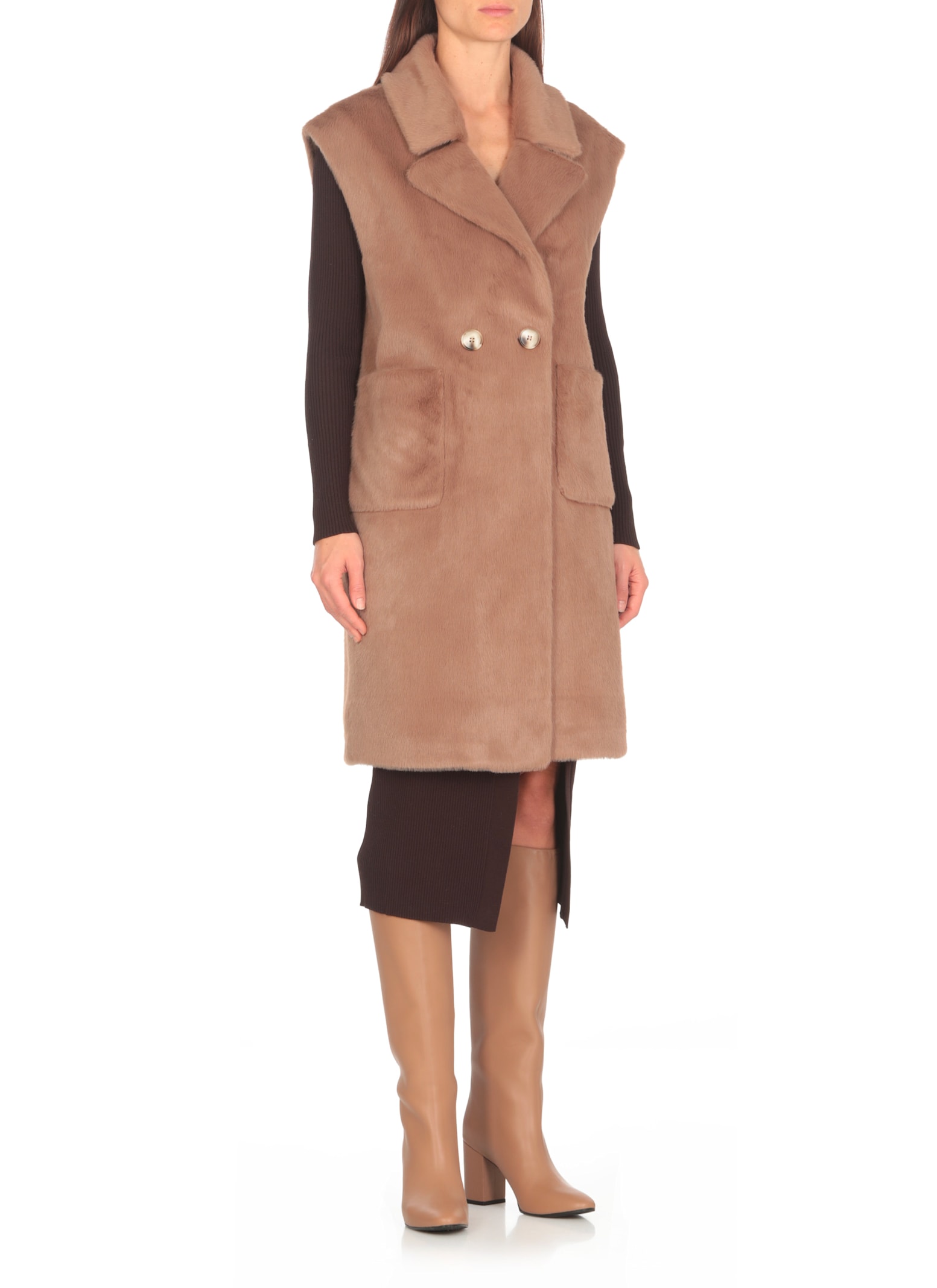 Shop Betta Corradi Mimi Coat In Brown