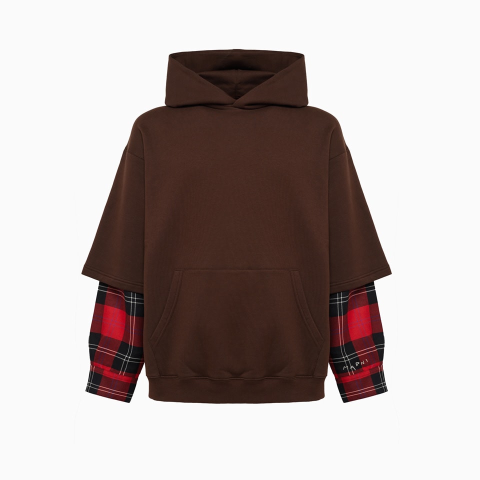 Marni Sweatshirt In Brown Cotton