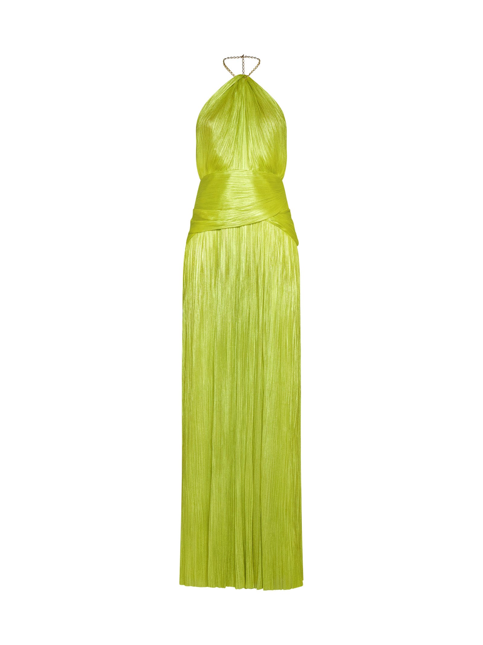 Shop Maria Lucia Hohan Dress In Lime