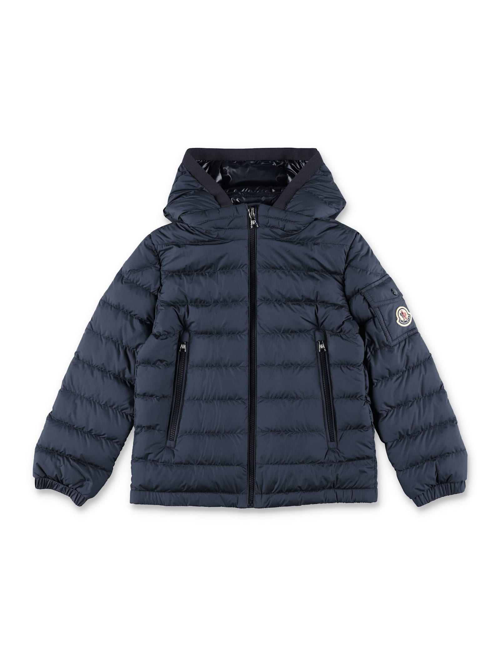 Moncler Kid - Galion Hooded Down Jacket In Brown