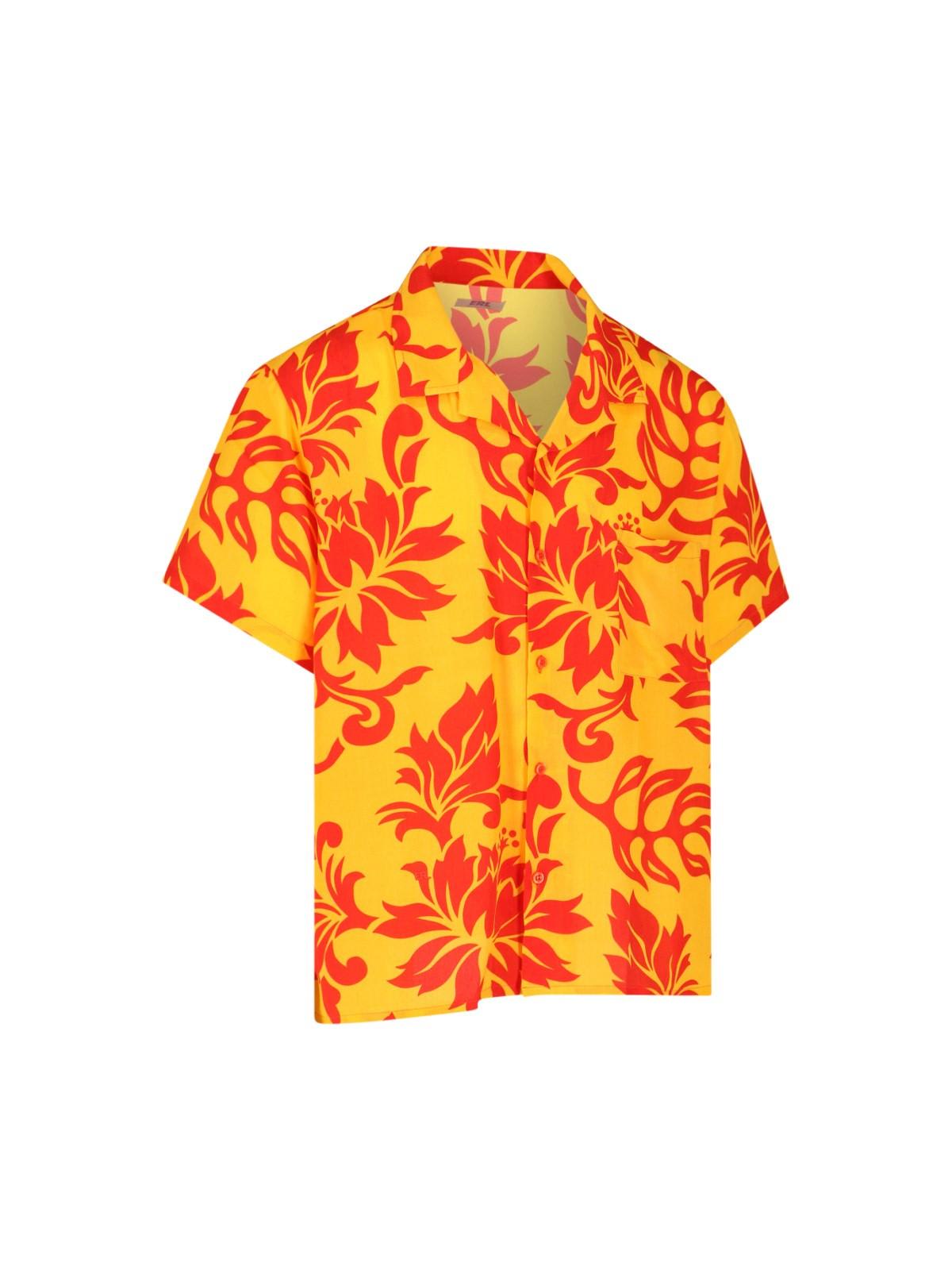 Shop Erl Printed Shirt In Tropical Flowers