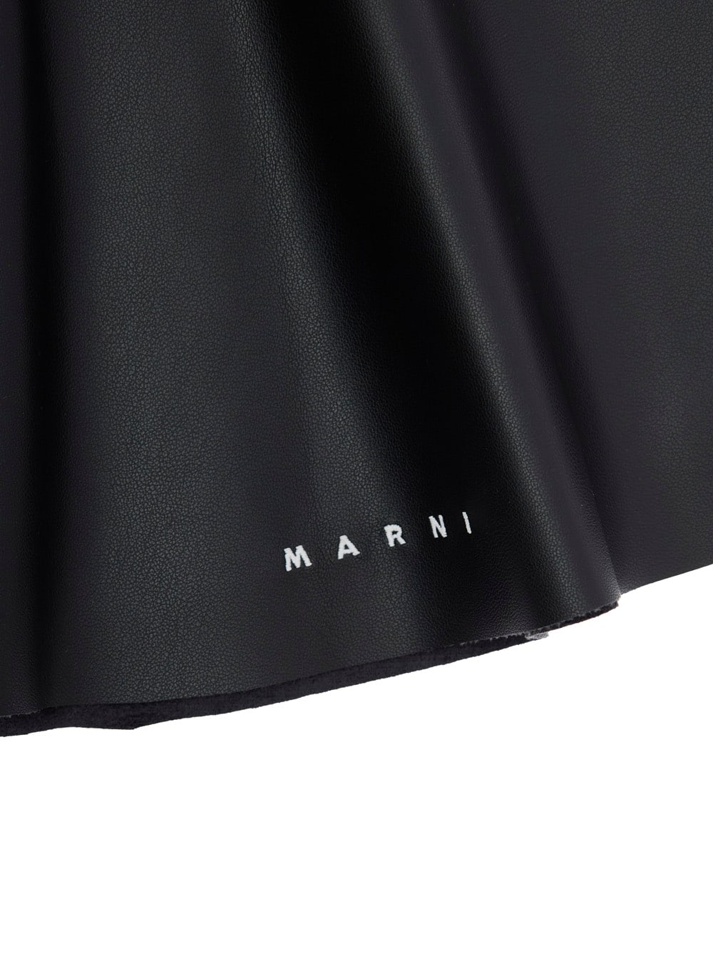 Marni Minigonna In Tessuto Spalmato In Gray
